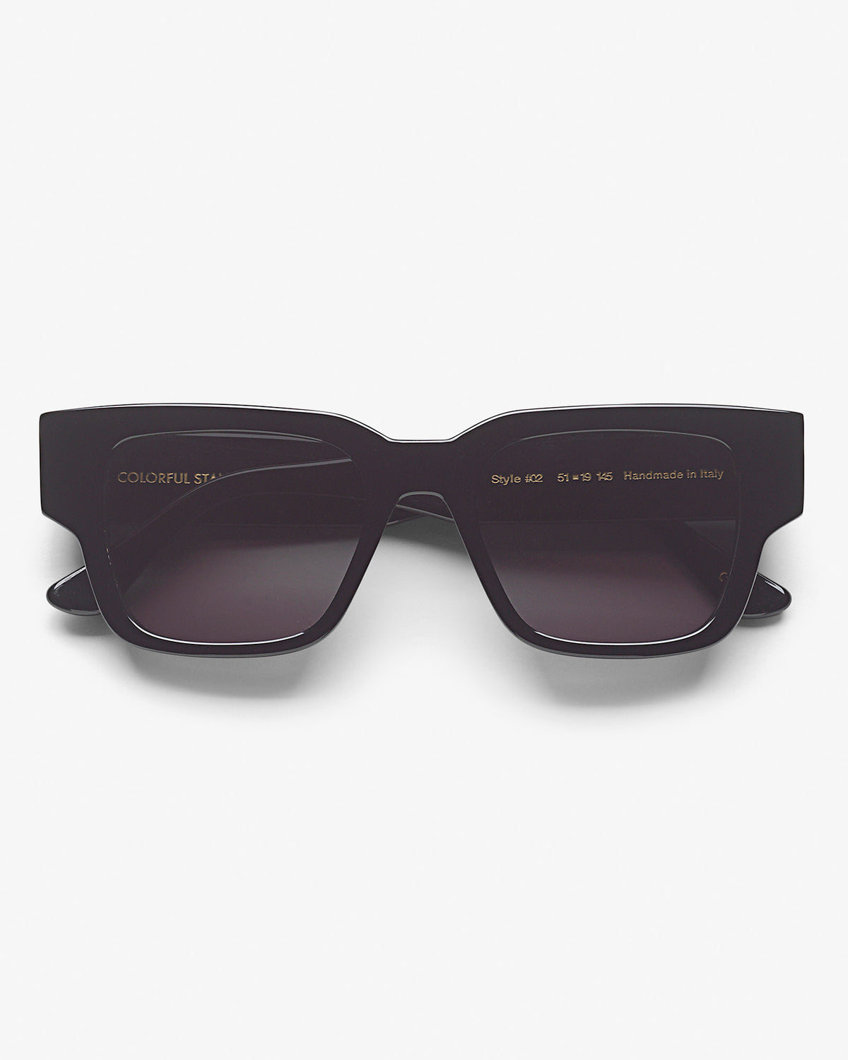 Sunglass 02 - Deep Black Solid - Black