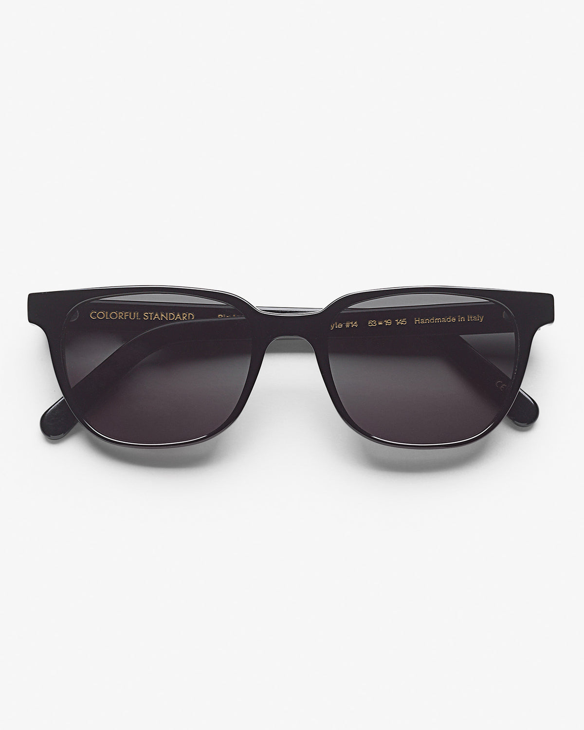 Sunglass 14 - Deep Black Solid - Black