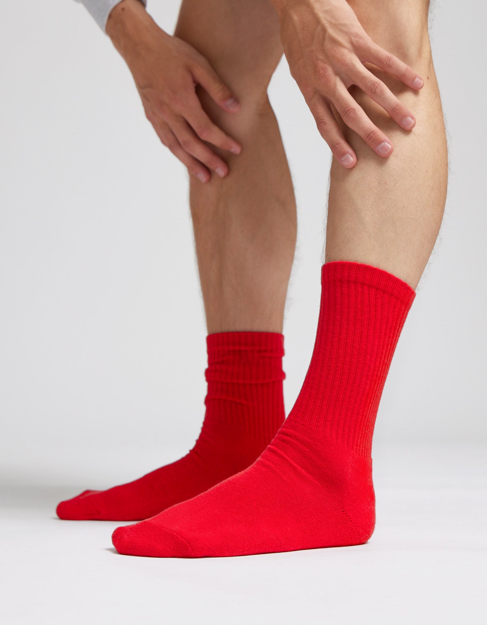 Organic Active Sock - Oxblood Red