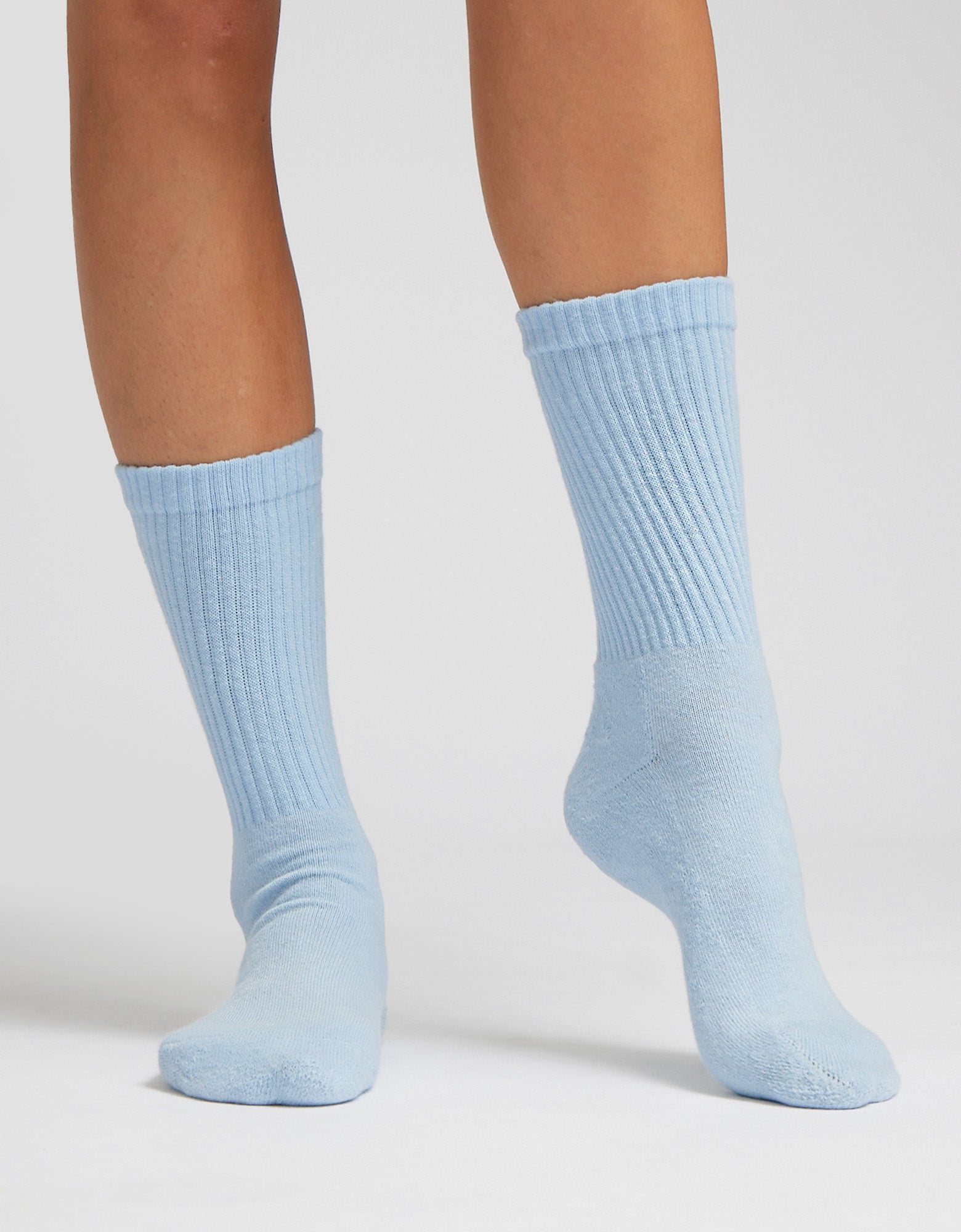 Organic Active Sock - Polar Blue
