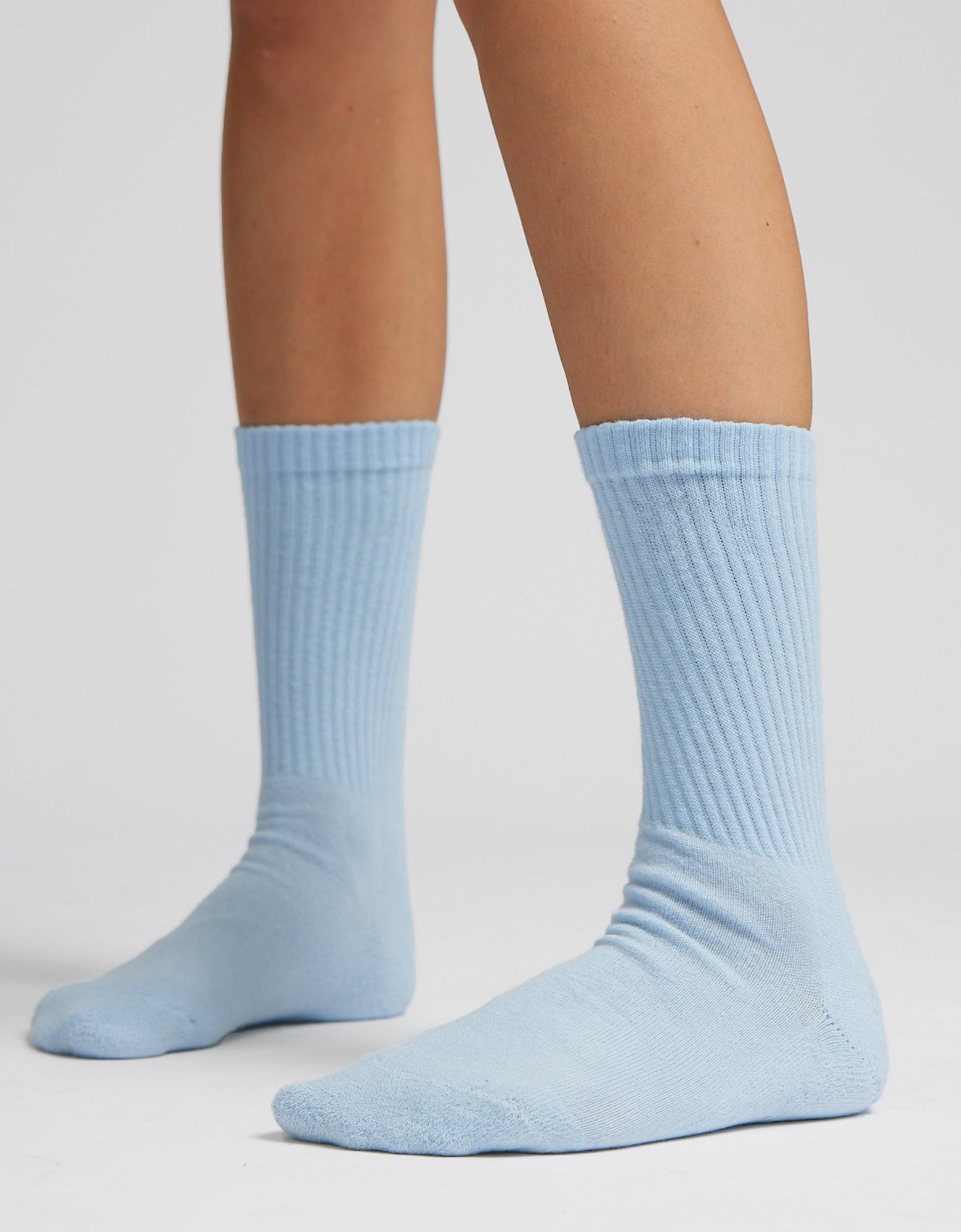 Organic Active Sock - Sky Blue