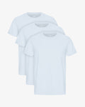 Classic Organic Tee - Polar Blue (3-Pack)