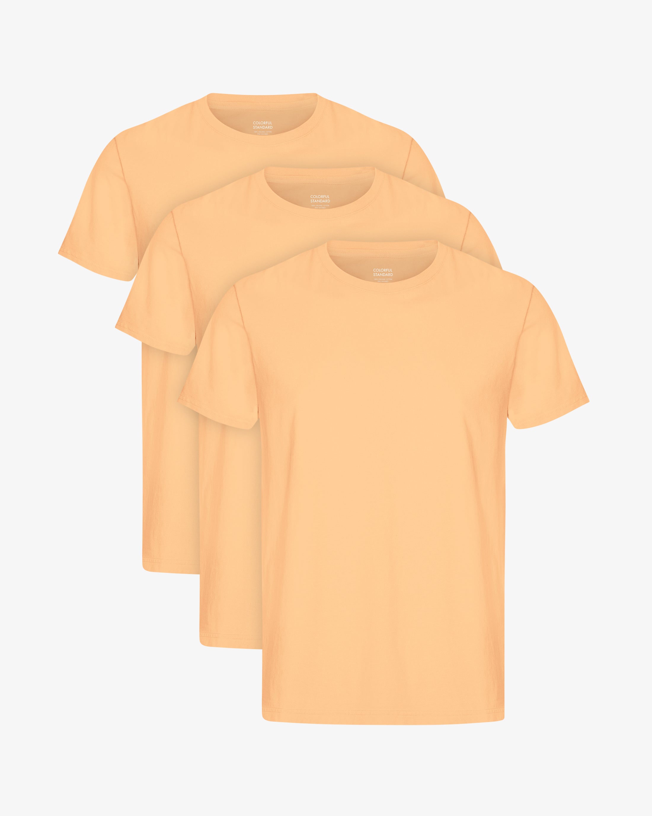 Classic Organic Tee - Sandstone Orange (3-Pack)