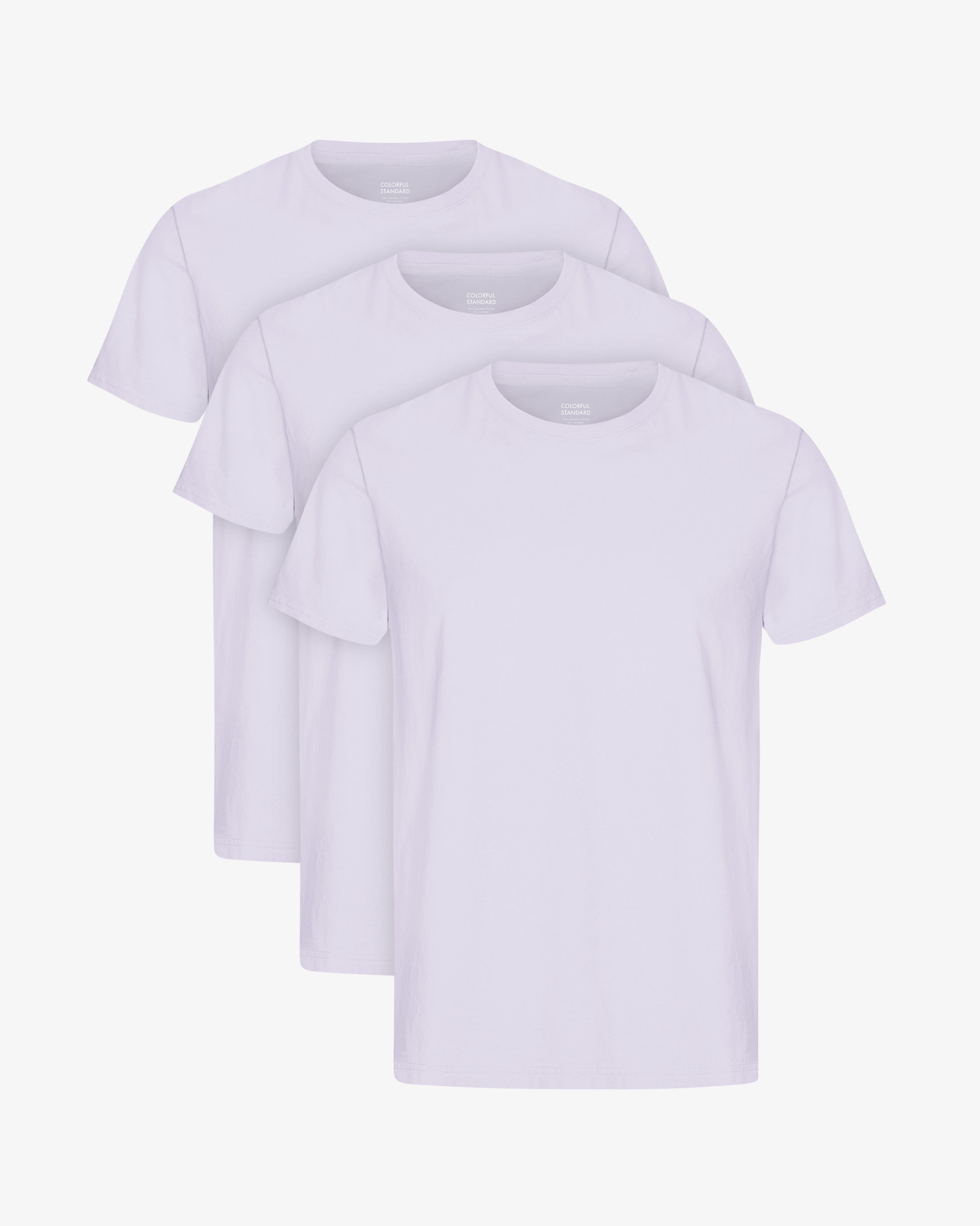 Classic Organic Tee - Soft Lavender (3-Pack)