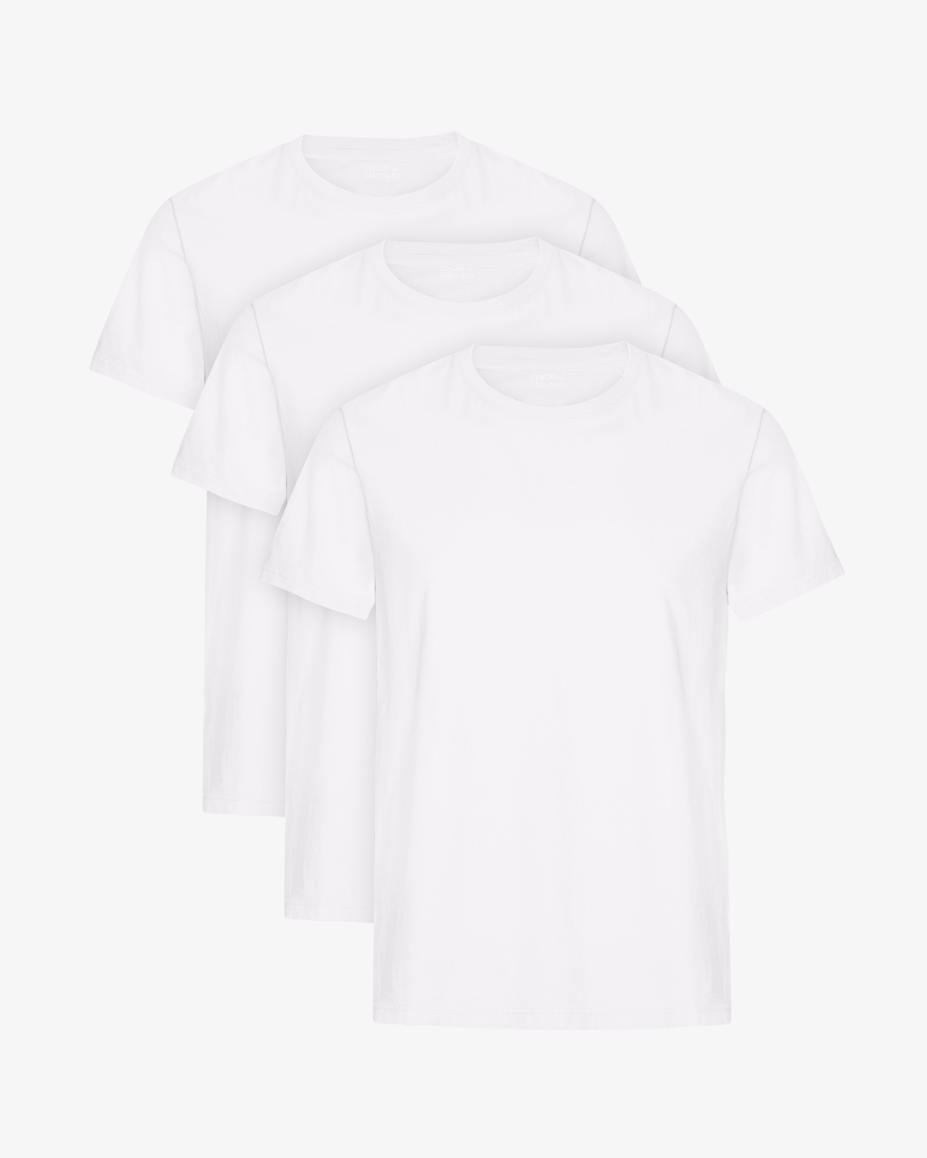 Classic Organic Tee - Optical White (3-Pack)