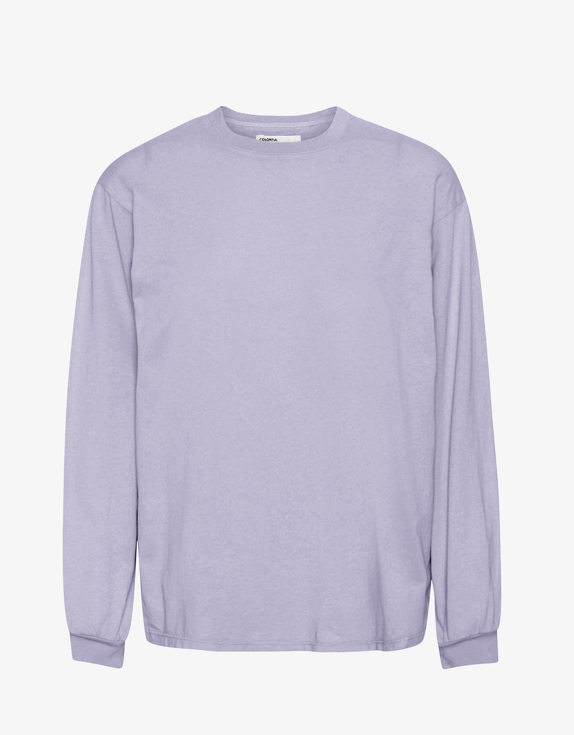 Oversized Organic LS T-shirt - Purple Jade