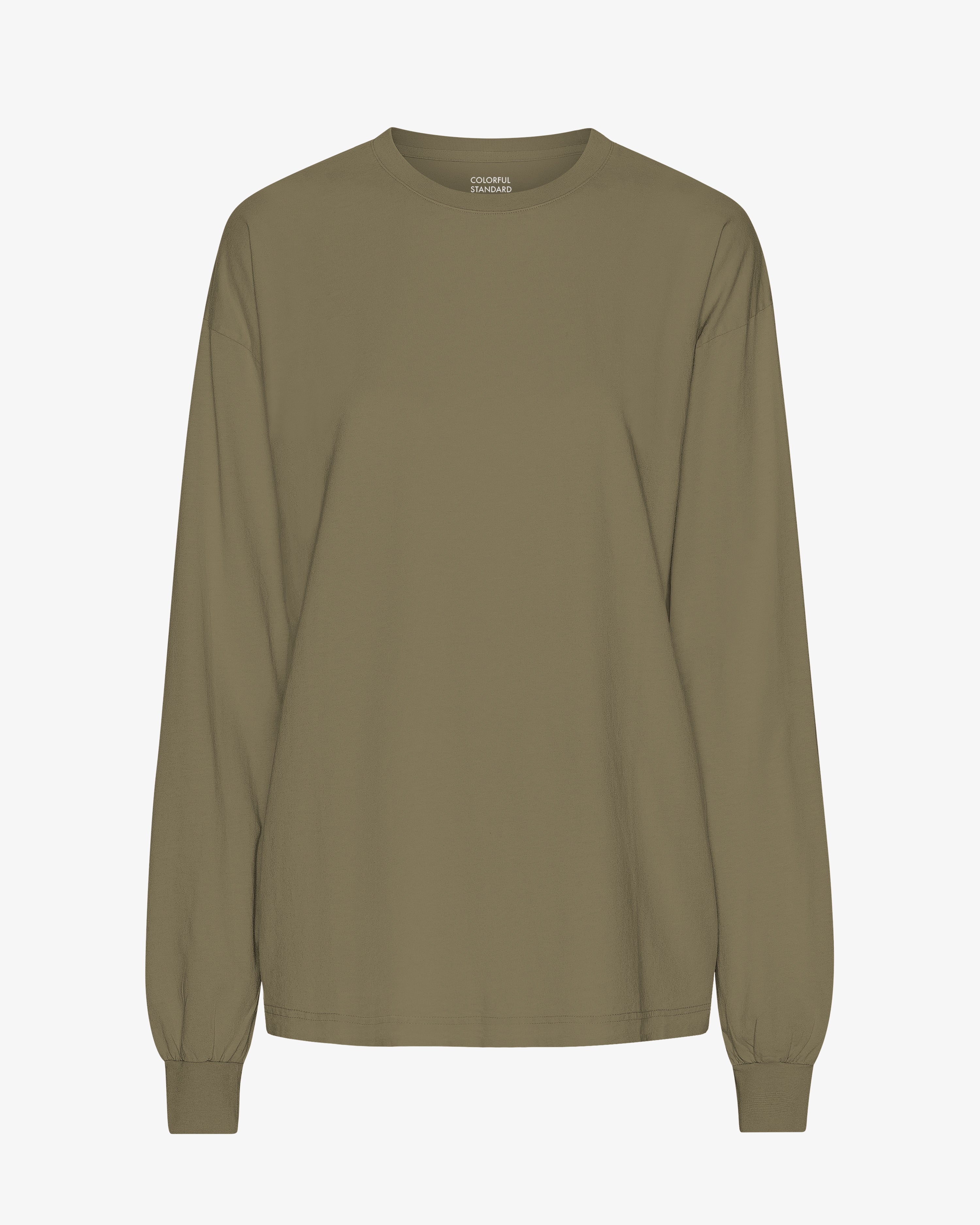 Oversized Organic LS T-Shirt - Dusty Olive