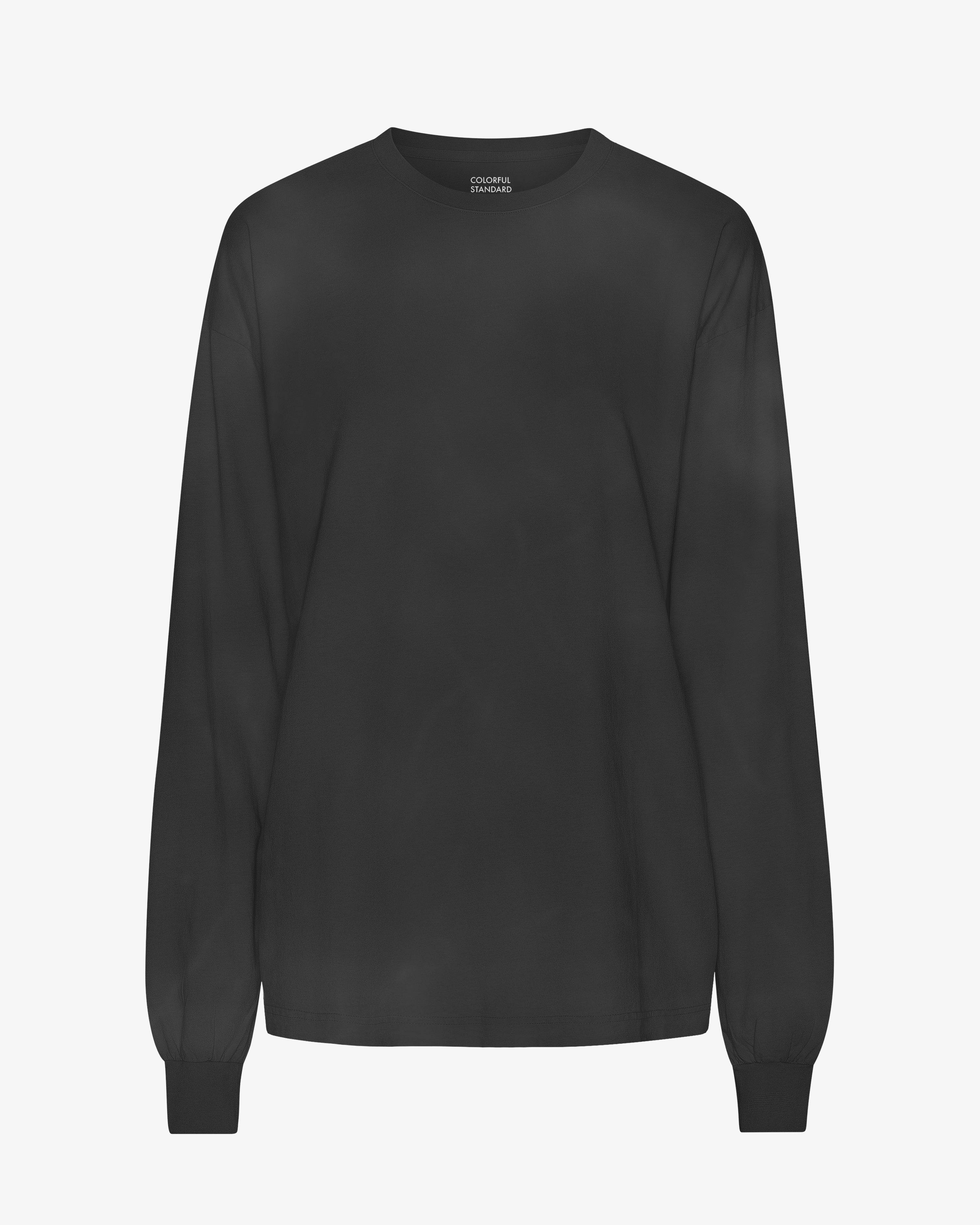 Oversized Organic LS T-Shirt - Faded Black