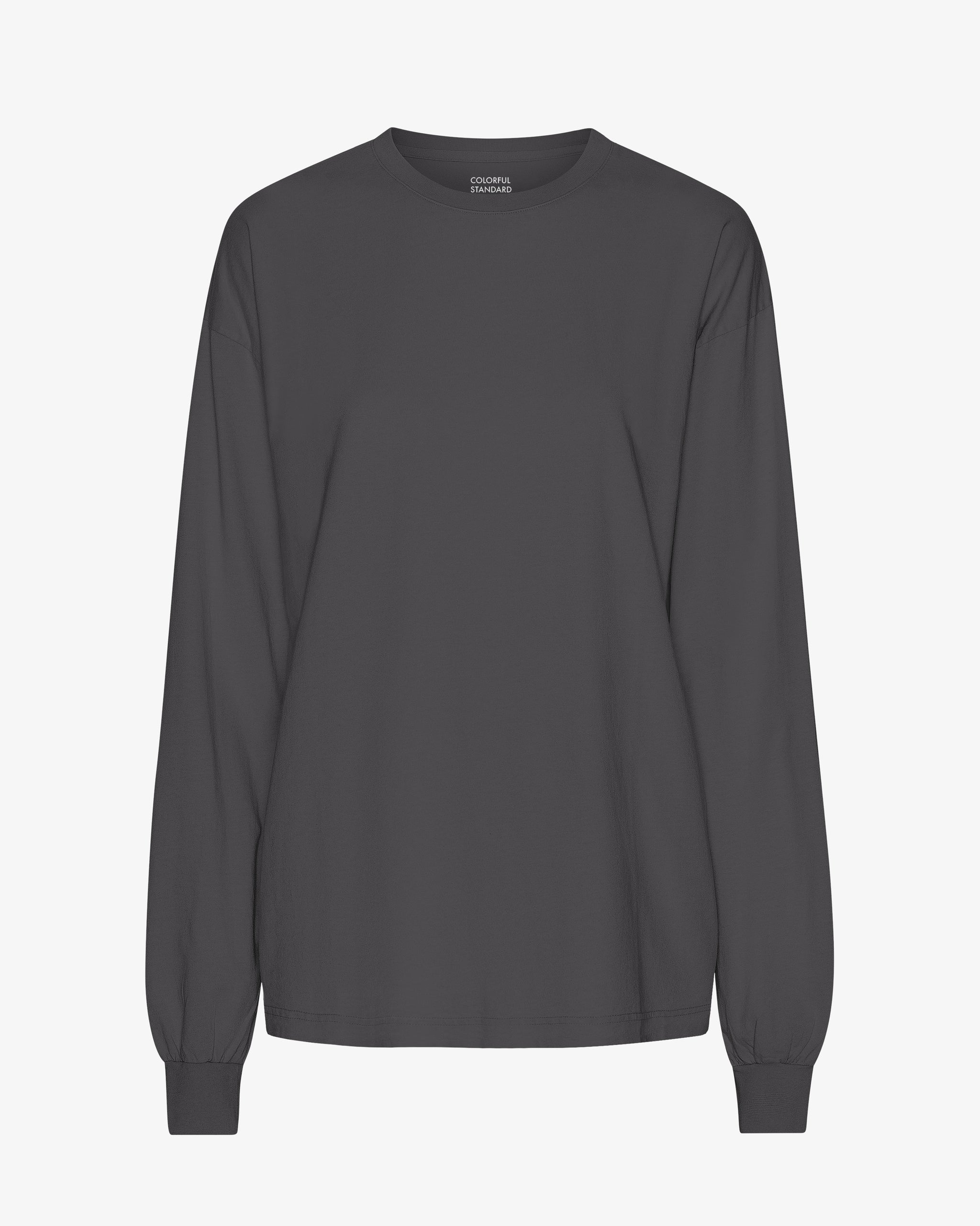 Oversized Organic LS T-shirt - Soft Lavender