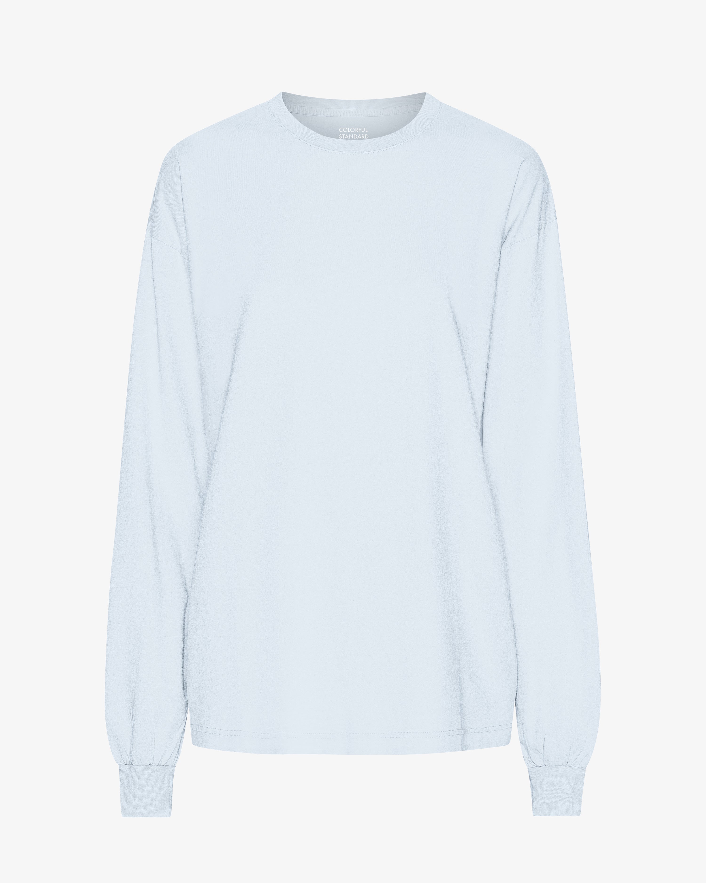 Oversized Organic LS T-Shirt - Polar Blue