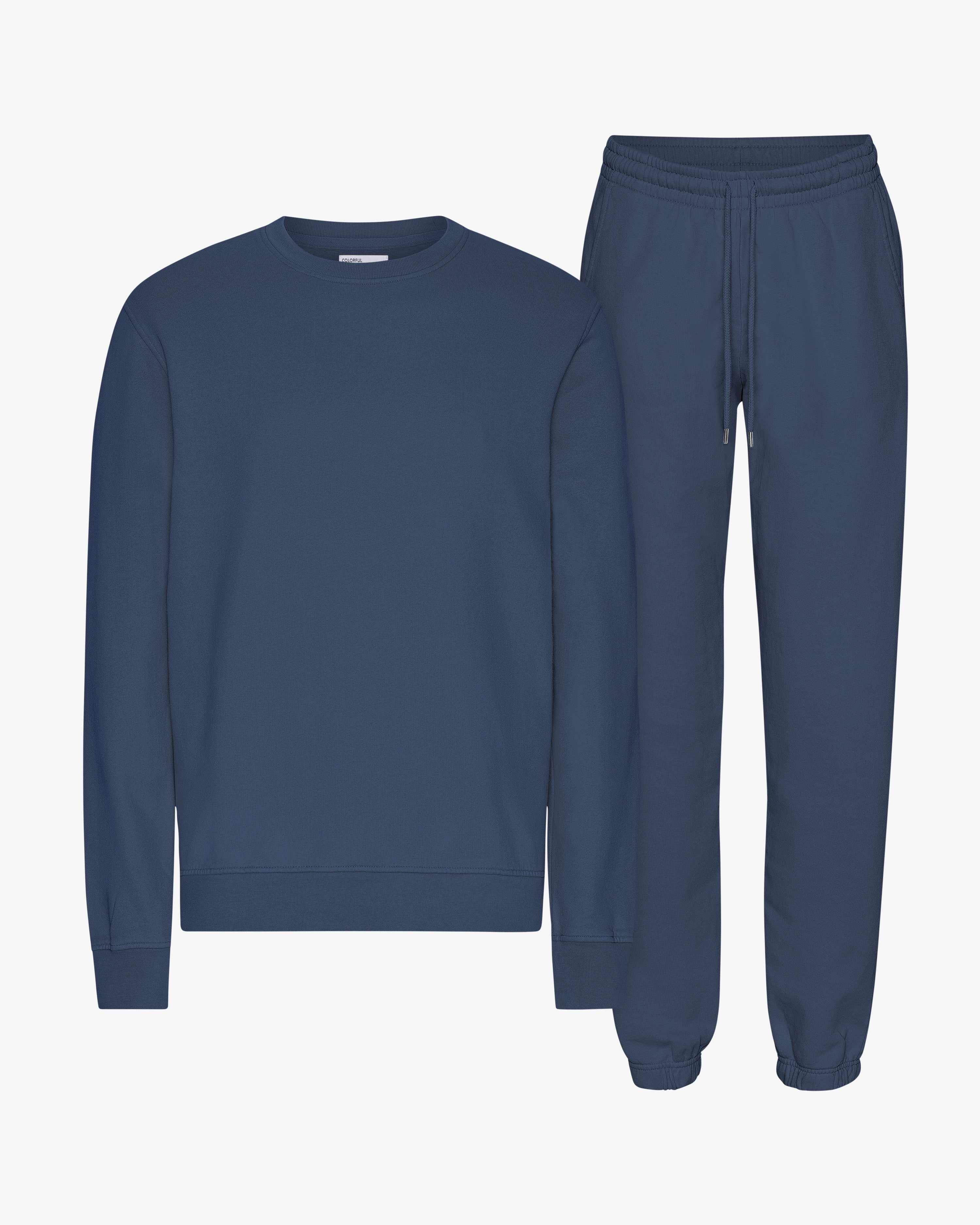 Organic Classic Sweatsuit - Petrol Blue