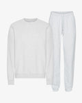 Organic Classic Sweatsuit - Snow Melange