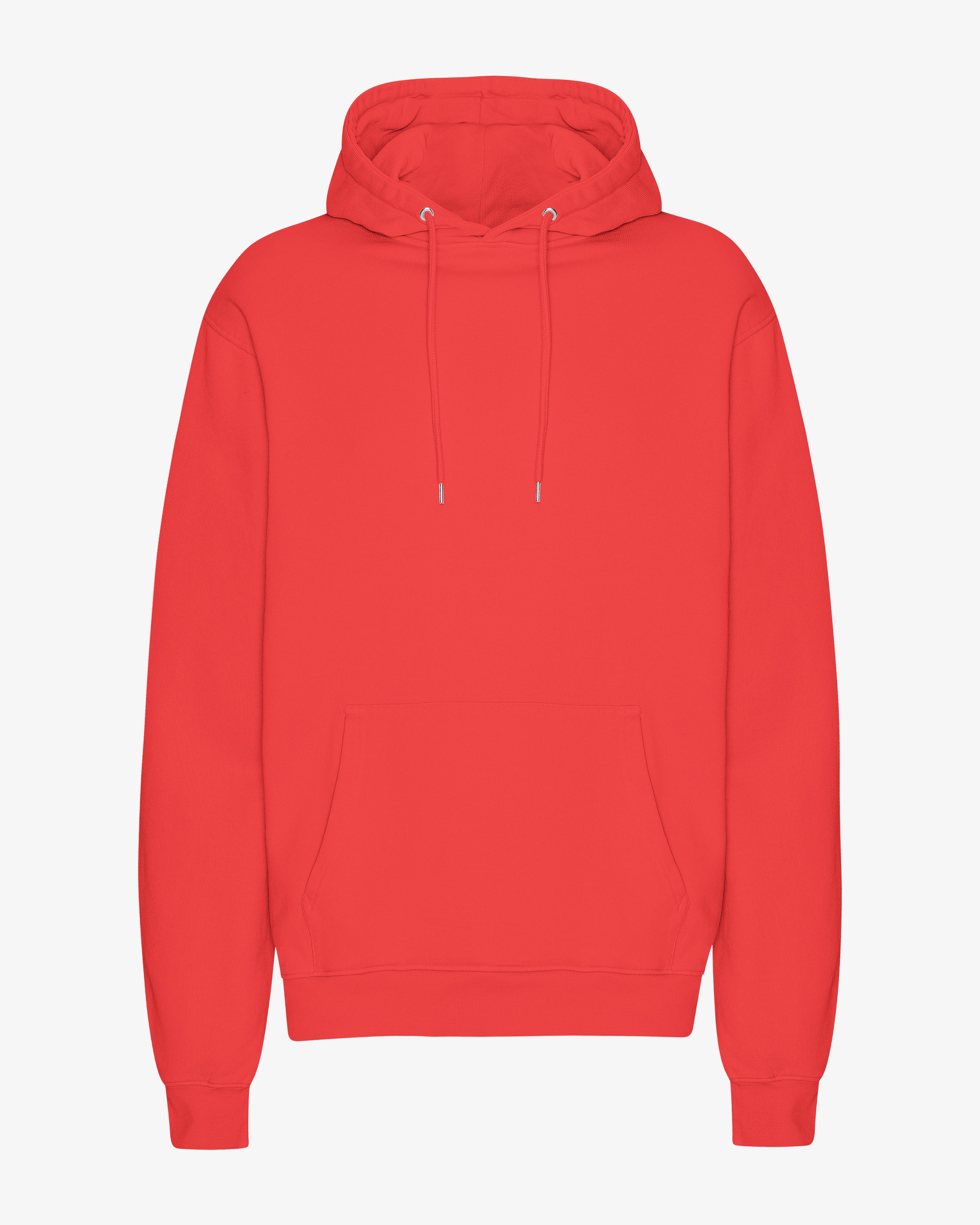 Classic Organic Hood - Red Tangerine