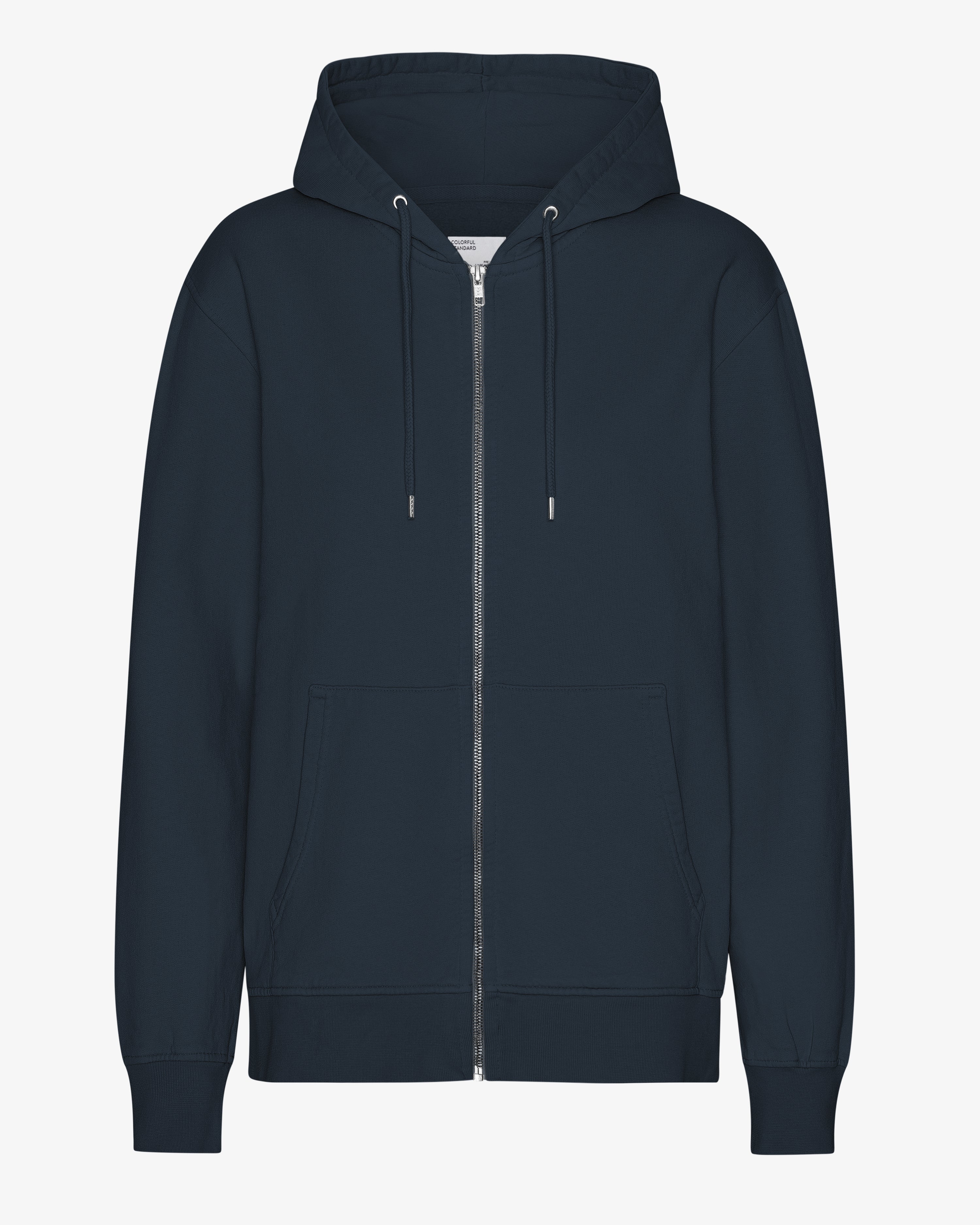 Classic Organic Zip Hood - Navy Blue