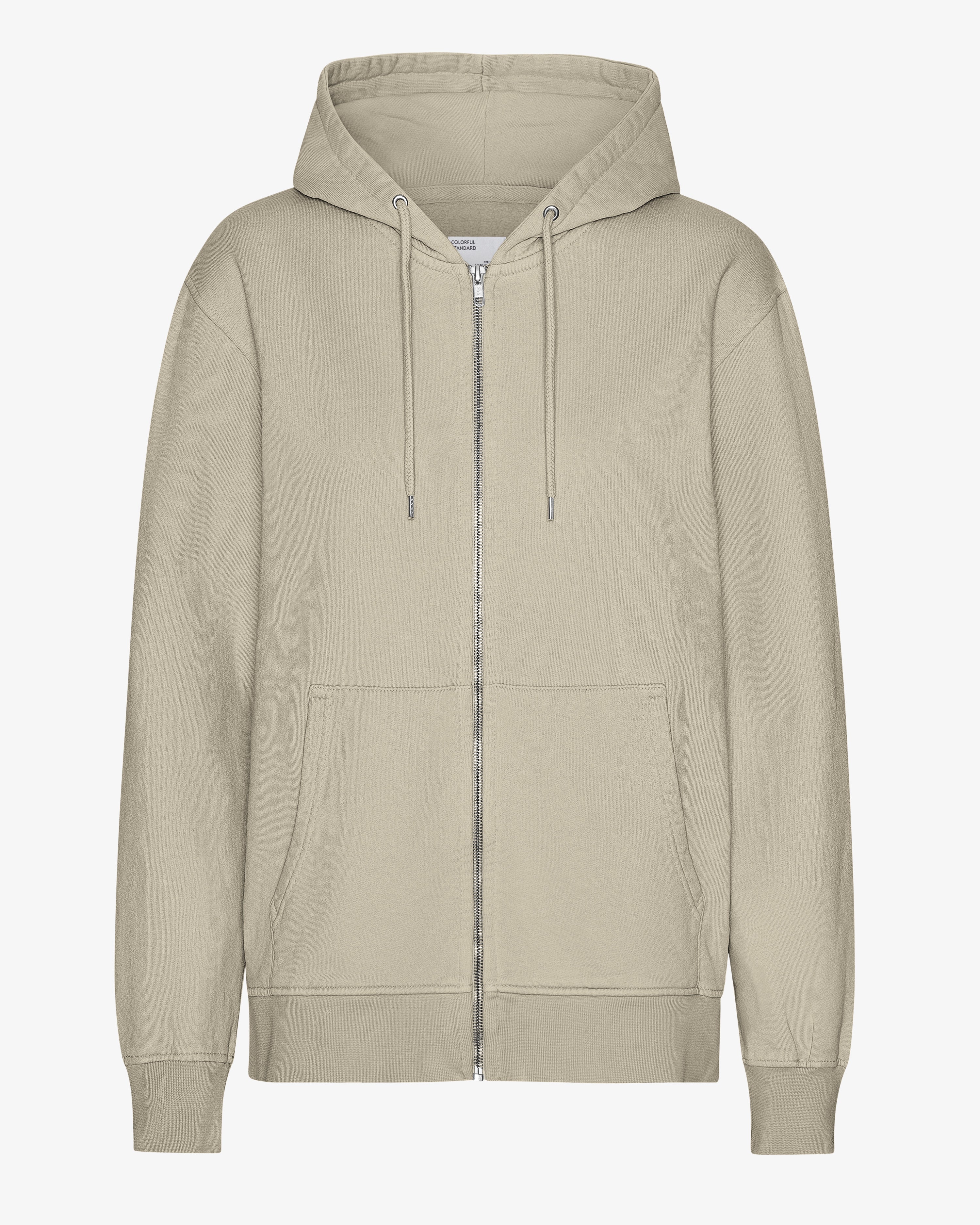 Classic Organic Zip Hood - Oyster Grey