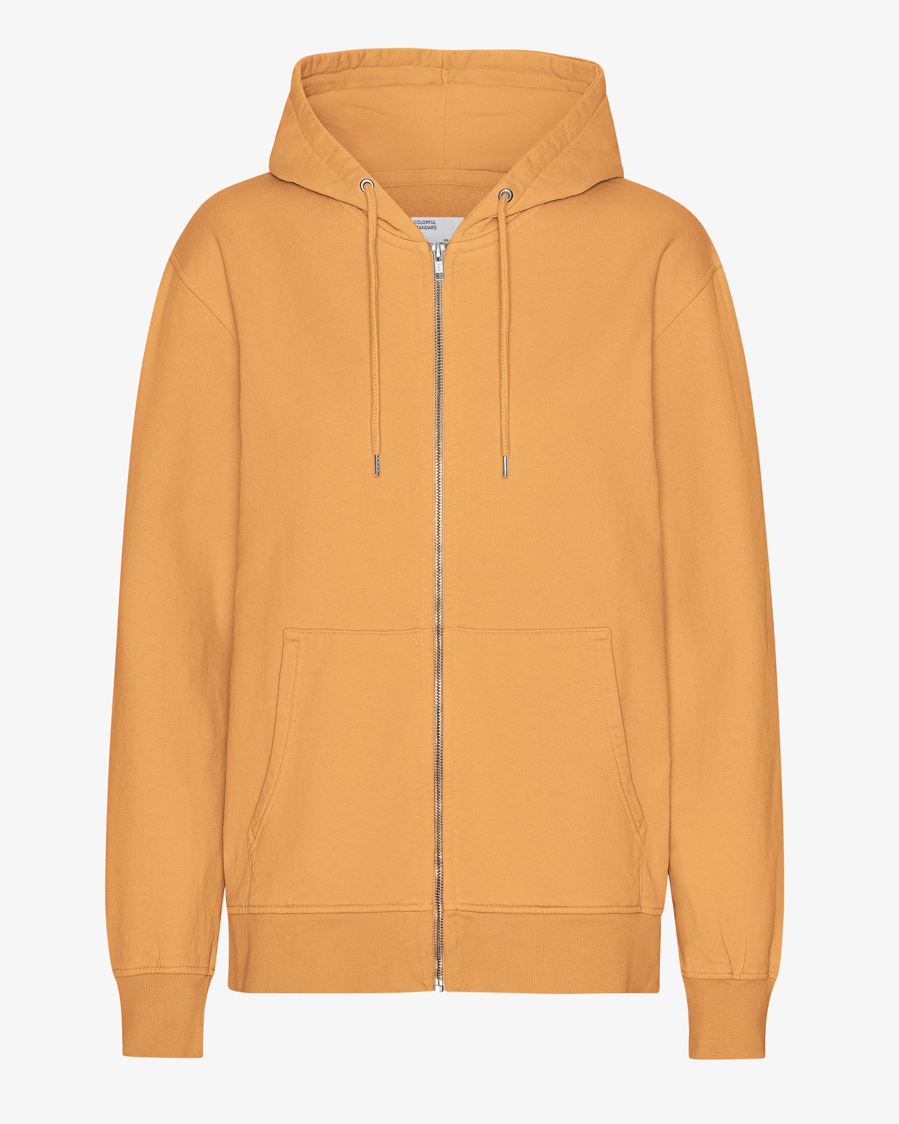 Classic Organic Zip Hood - Sandstone Orange