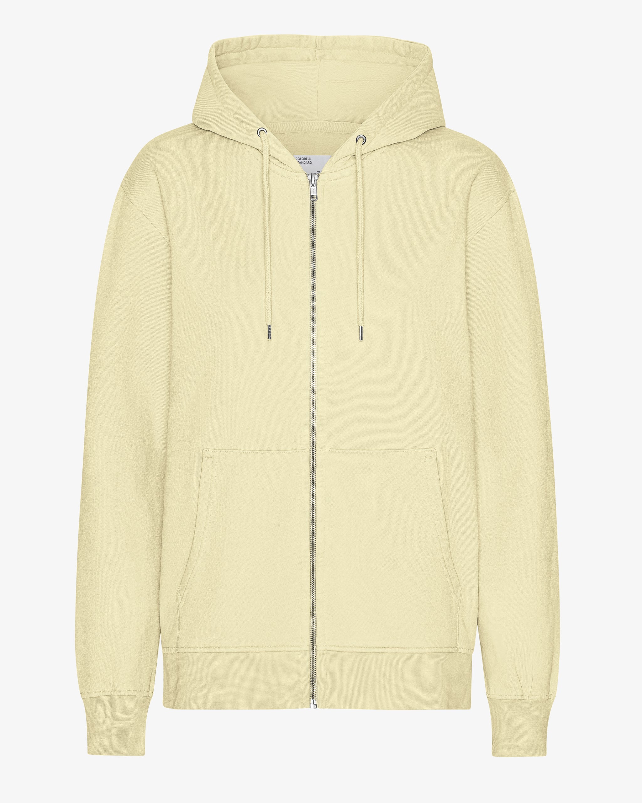 Zip Hoodie Ladies Soft Hoodie Classic Organic Zip Hood Soft Yellow
