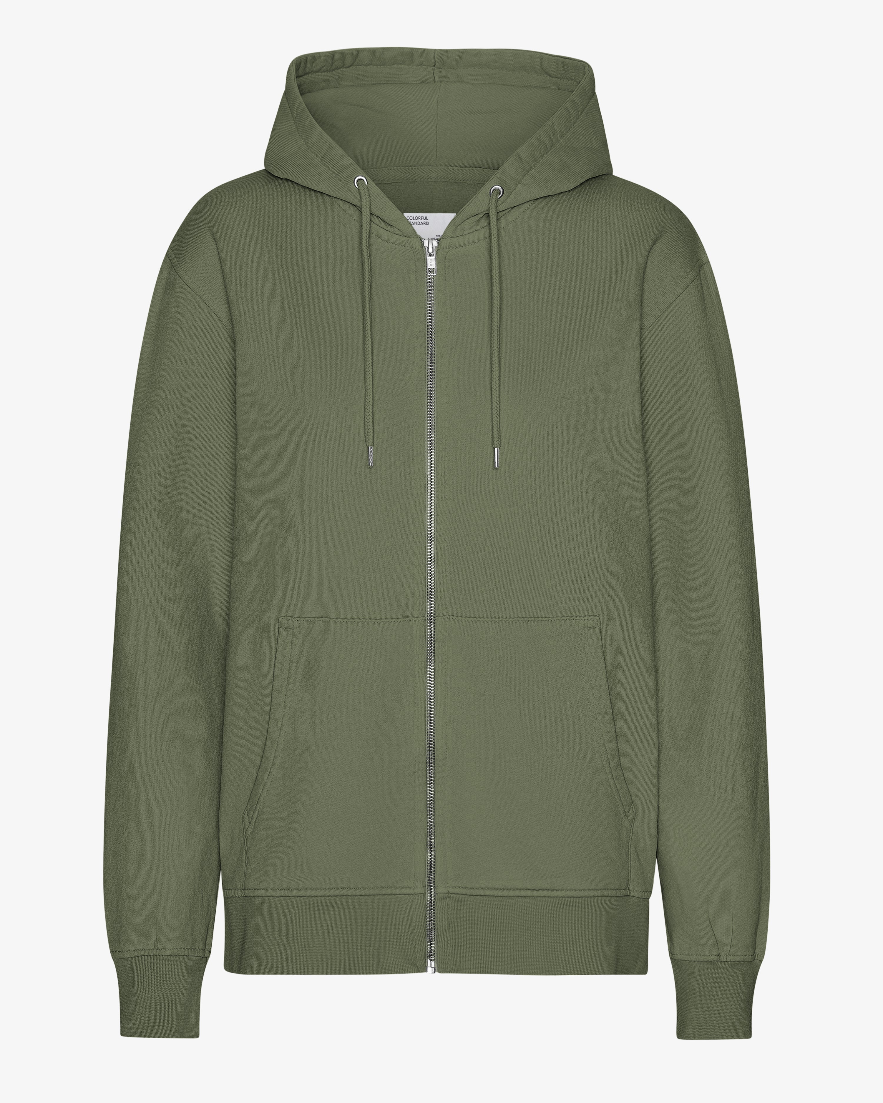 Classic Organic Zip Hood - Dusty Olive