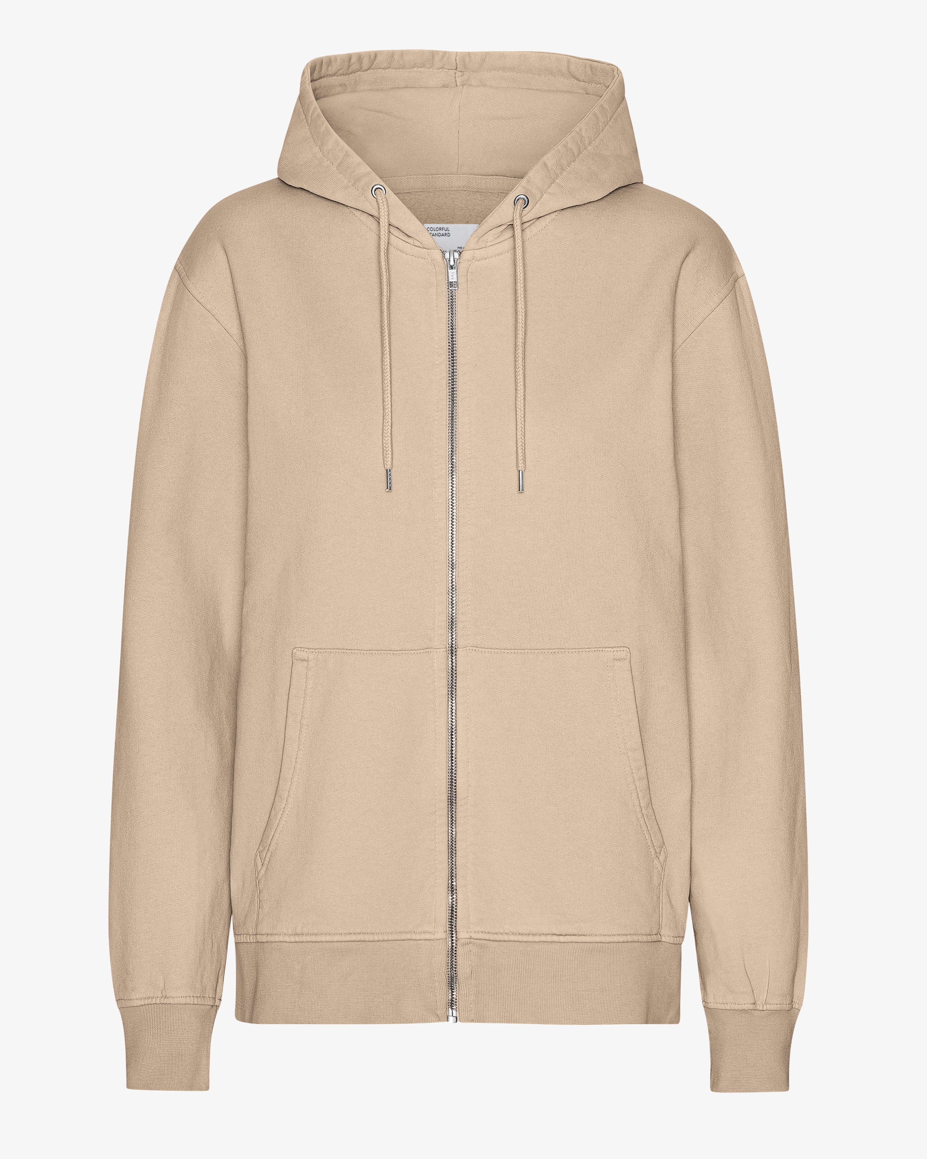 Classic Organic Zip Hood - Honey Beige