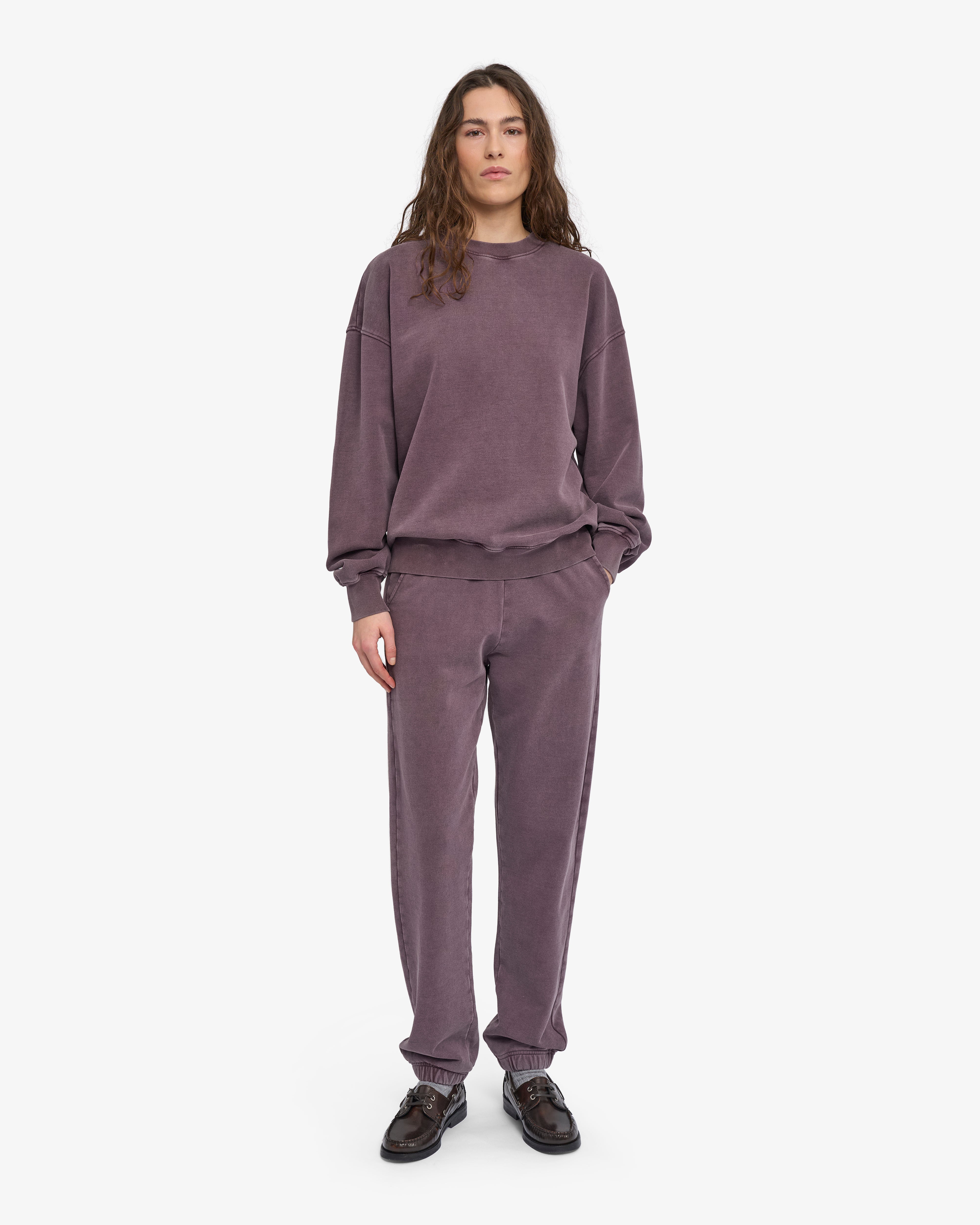 Organic Sweatpants - Faded Grape