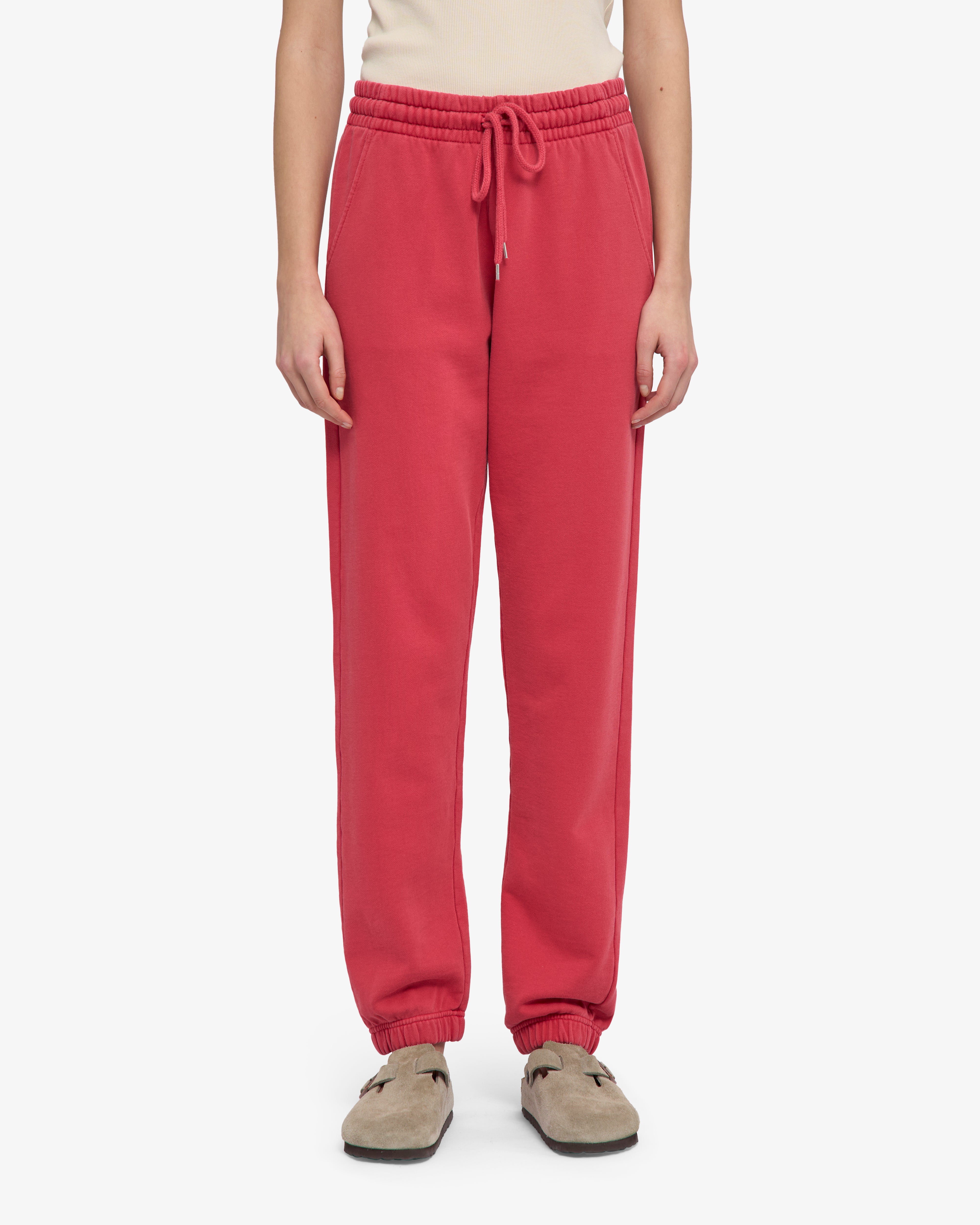 Organic Sweatpants - Faded Red