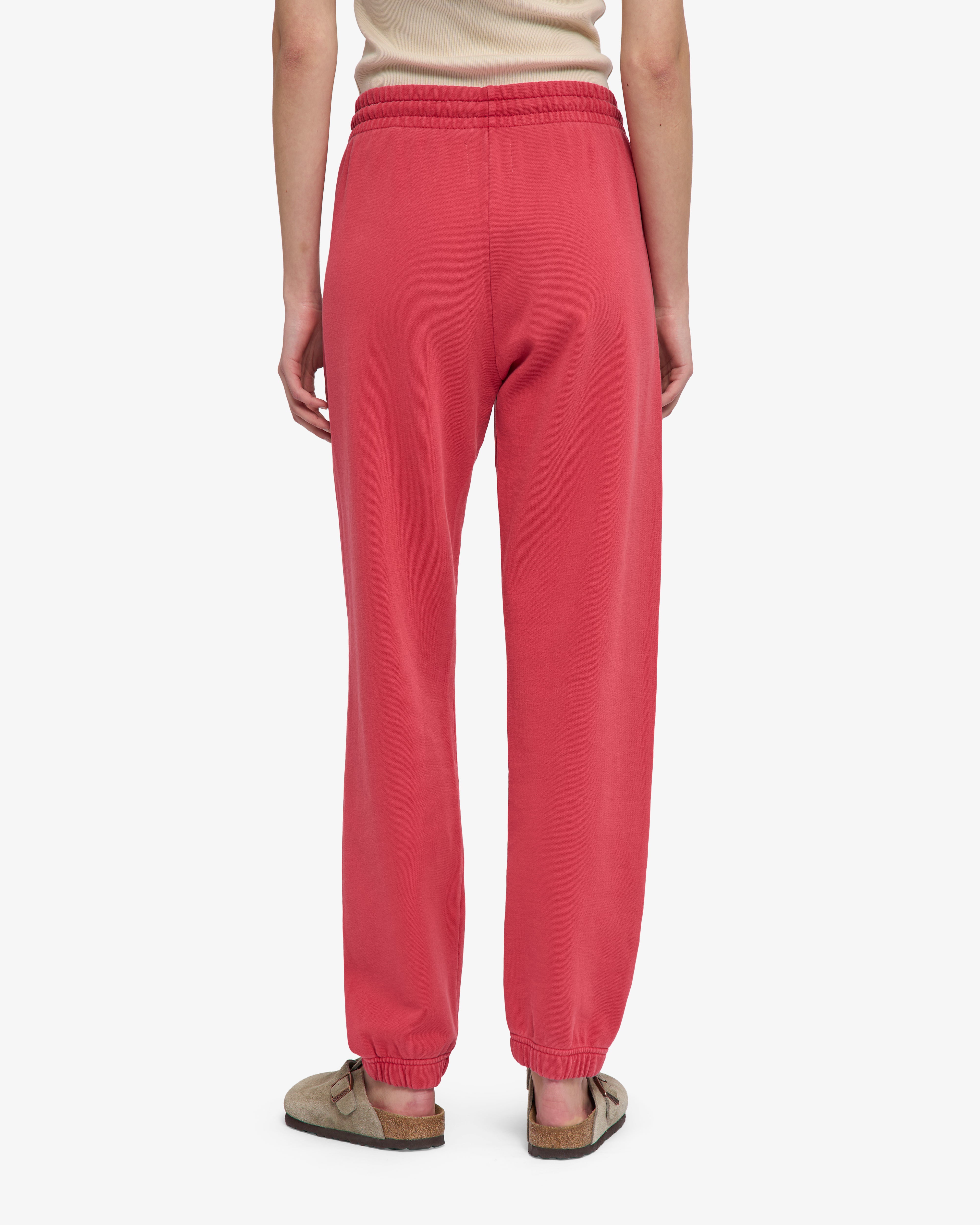 Organic Sweatpants - Faded Red