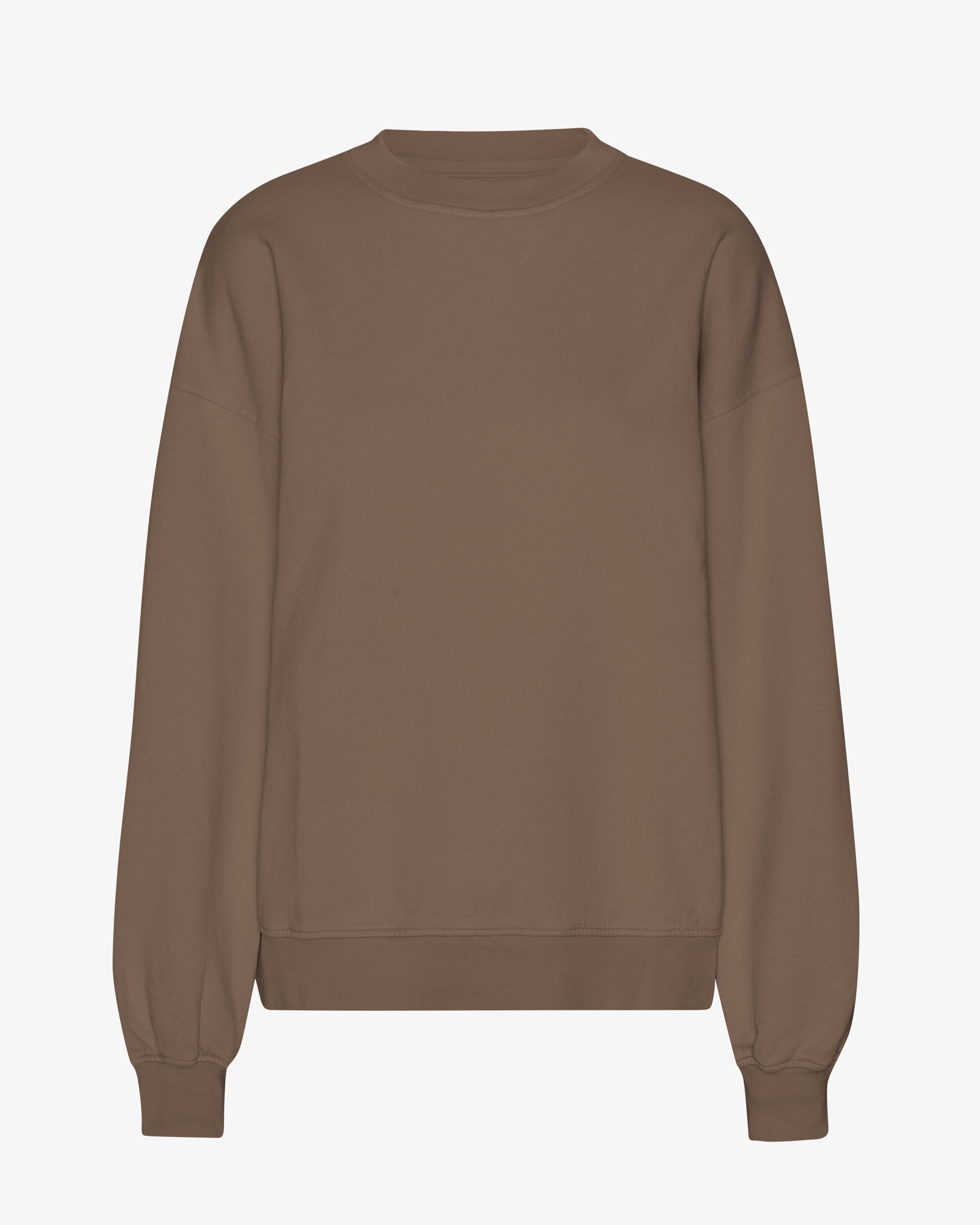 Organic Oversized Crew - Cedar Brown