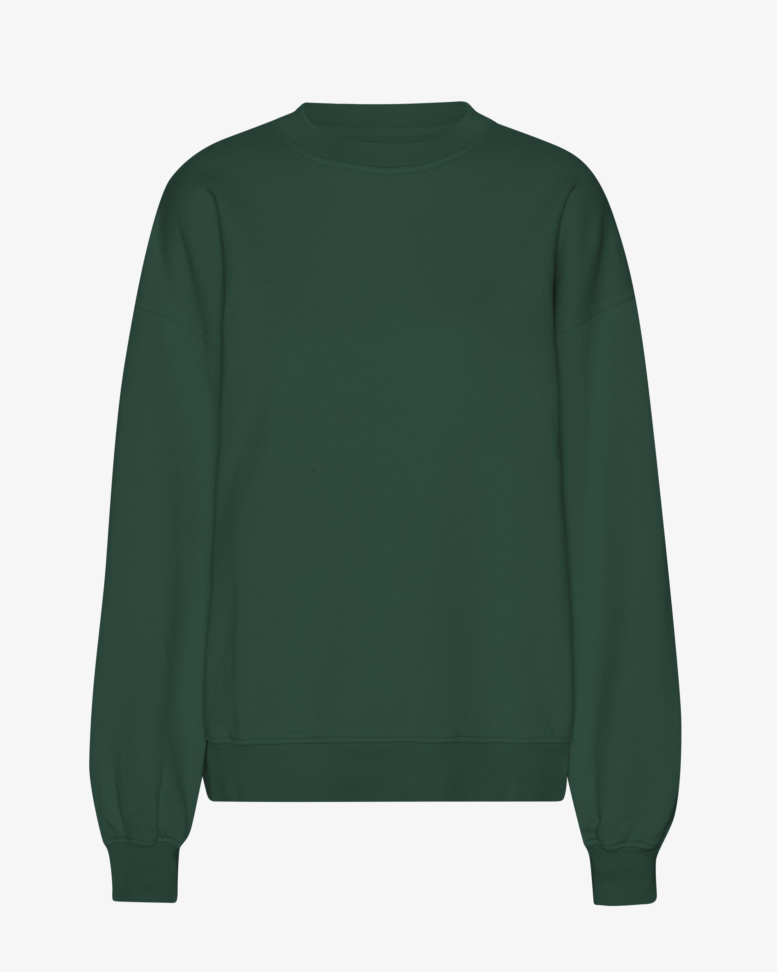 Organic Oversized Crew - Emerald Green