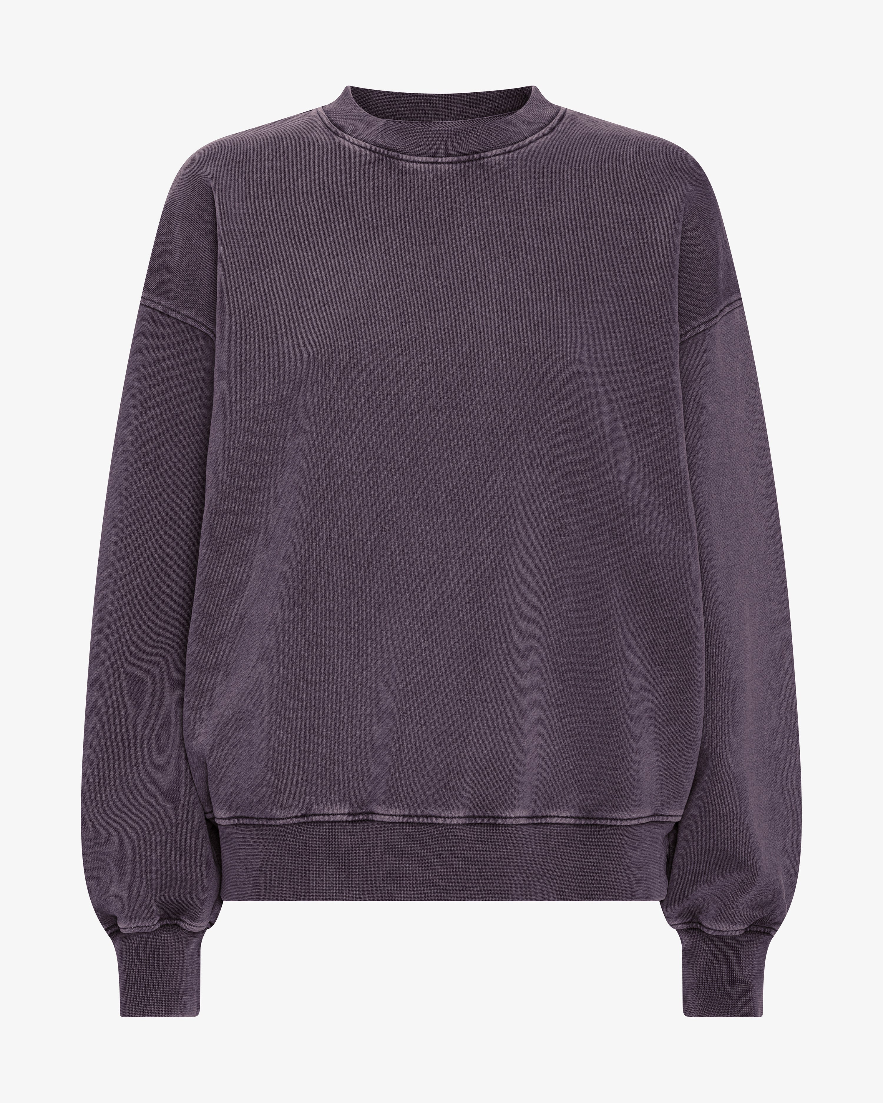 Organic Oversized Crew - Faded Grape