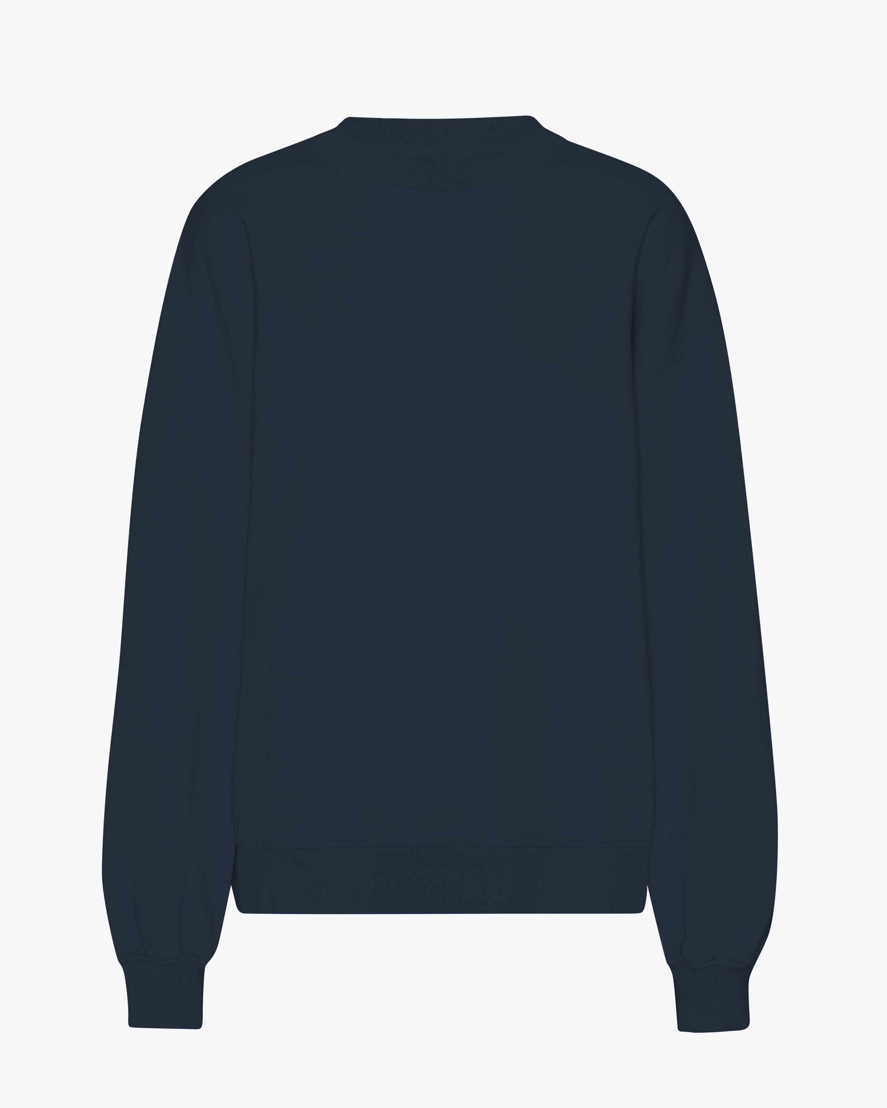 Organic Oversized Crew - Navy Blue