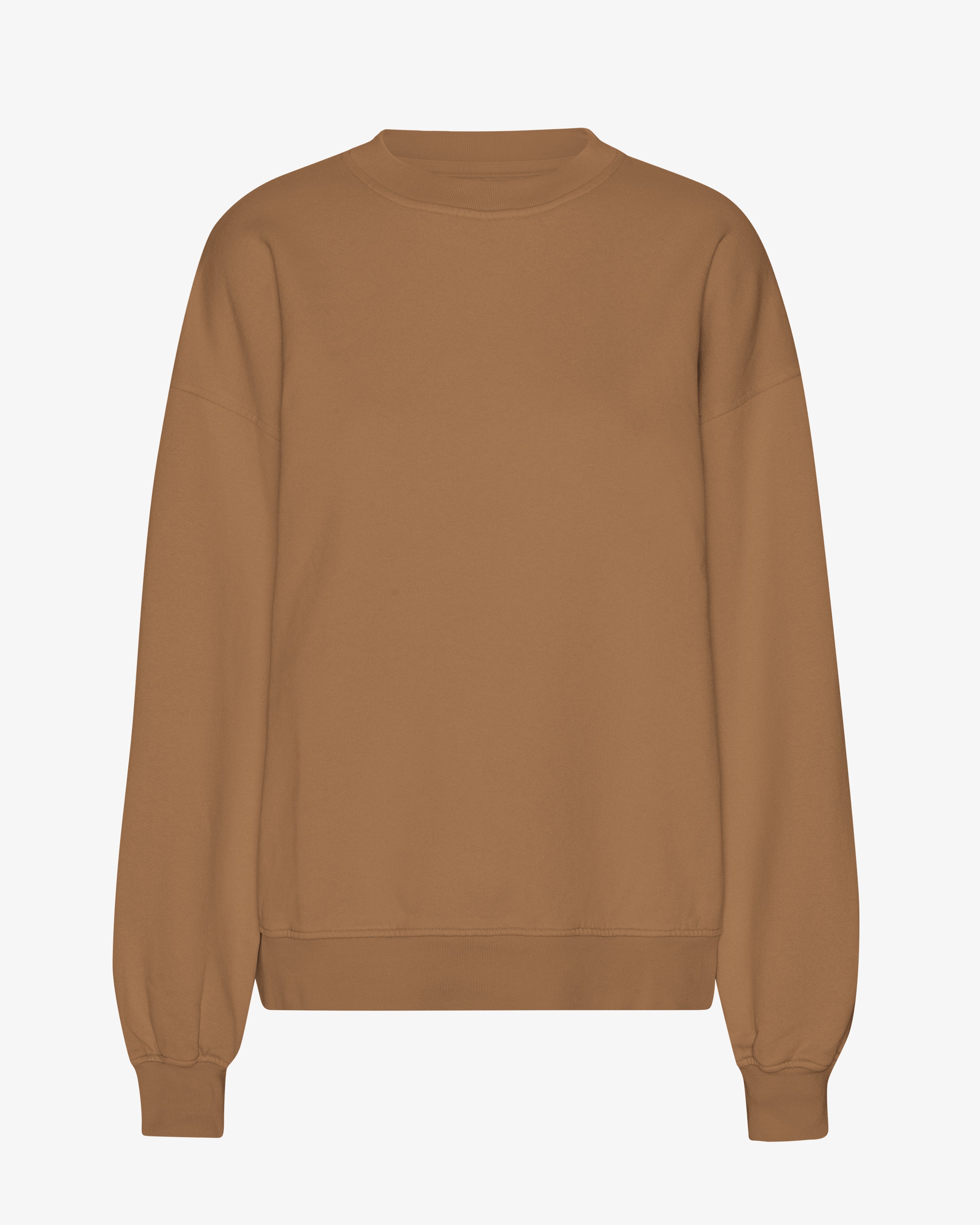 Organic Oversized Crew - Sahara Camel