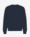 Organic Oversized Crew - Navy Blue
