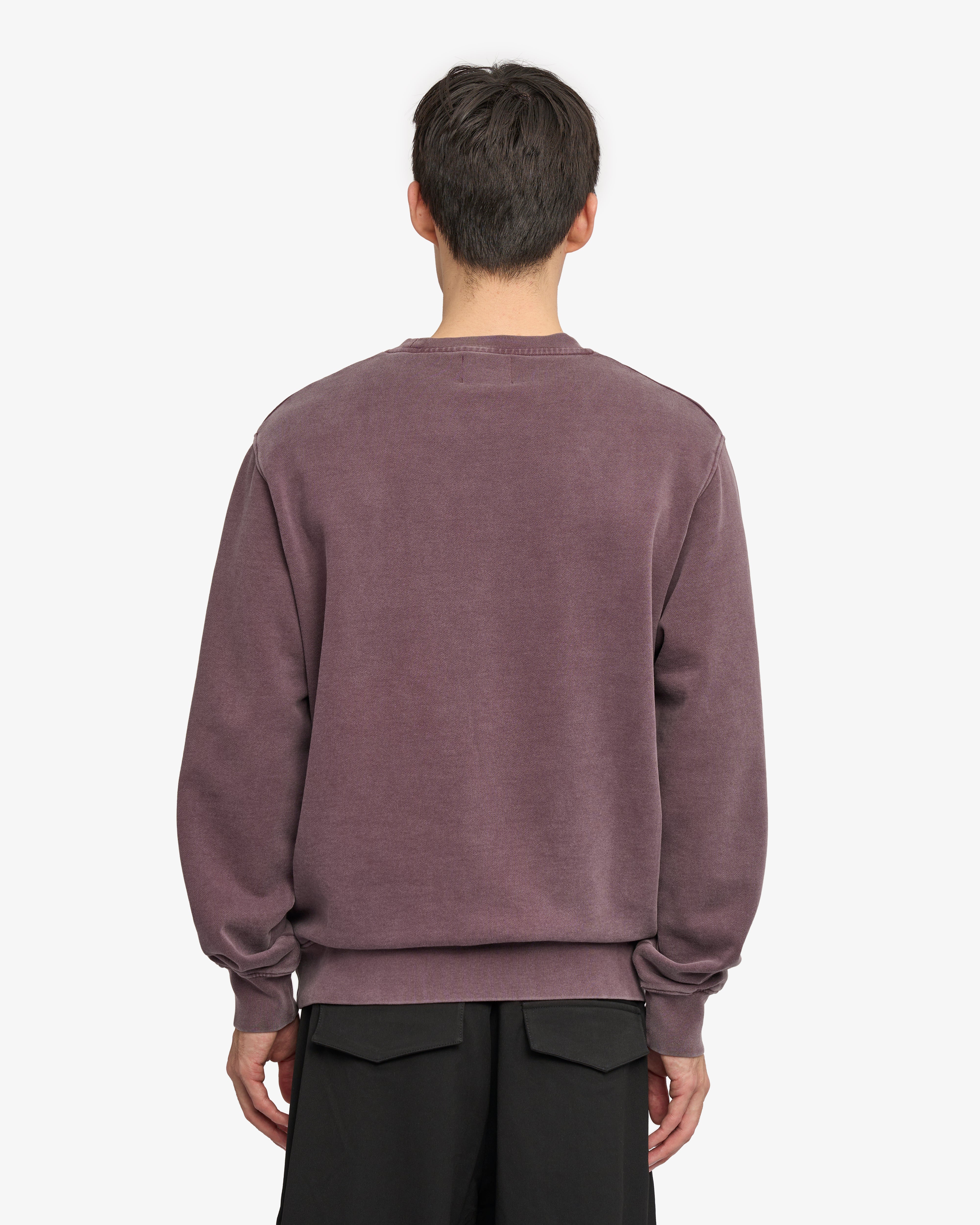 Organic Oversized Crew - Faded Grape