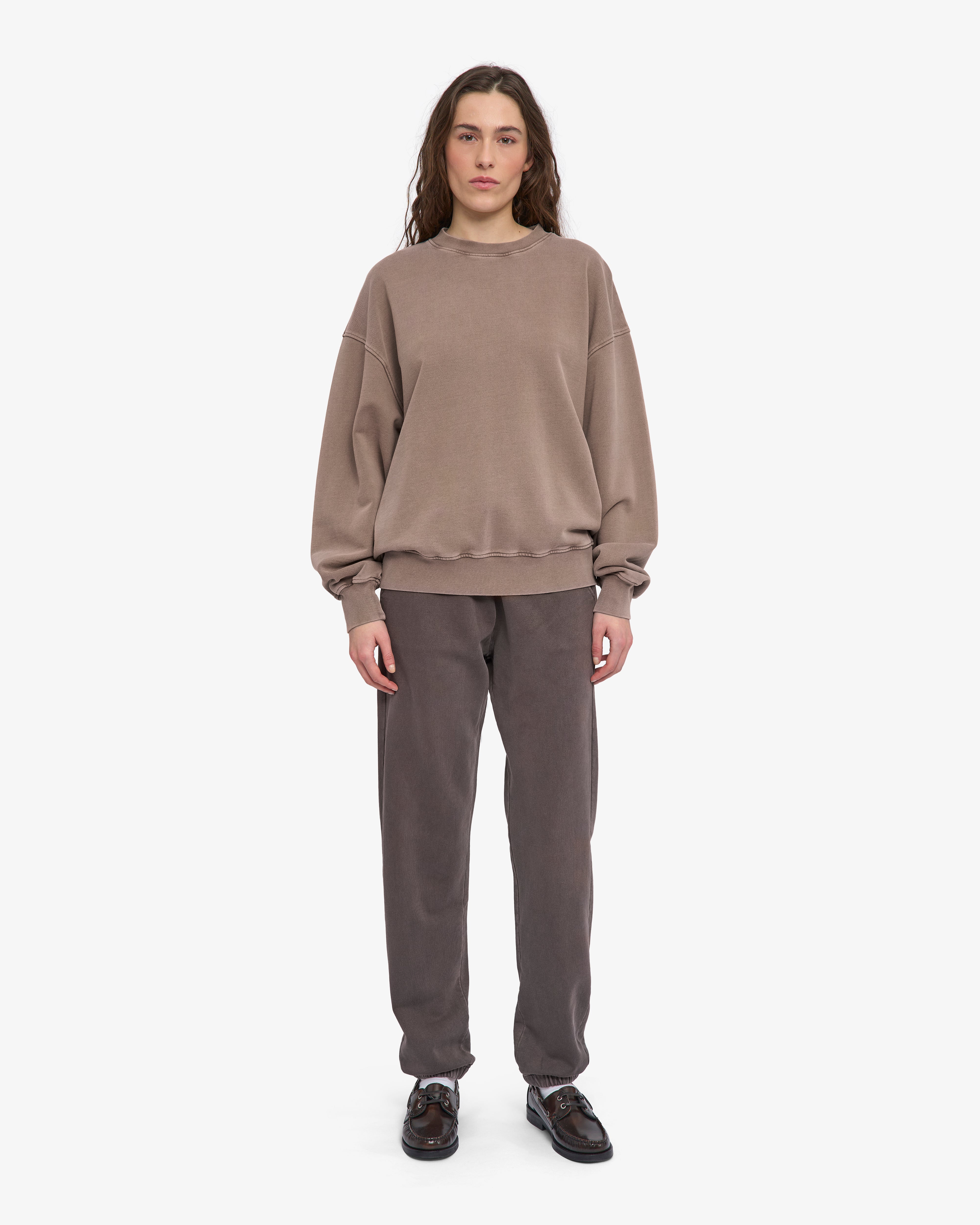 Organic Oversized Crew - Faded Khaki
