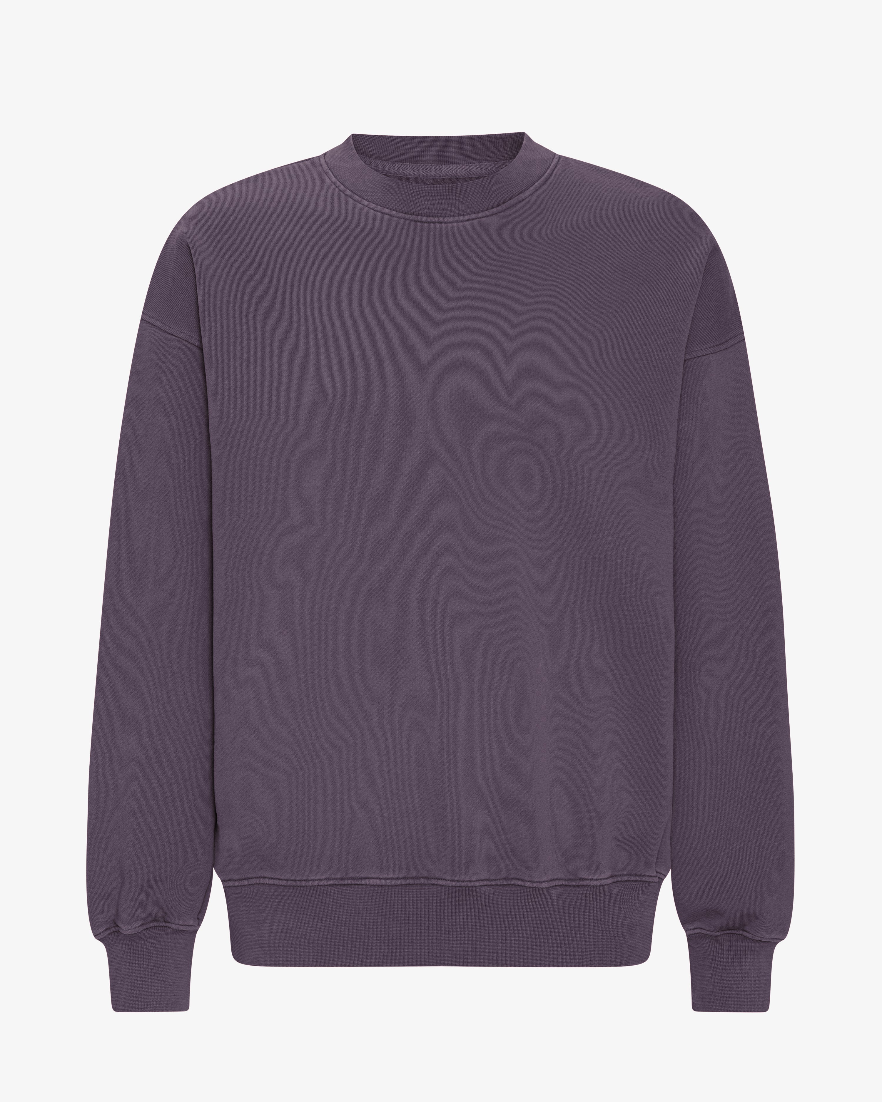 Organic Oversized Crew - Faded Grape