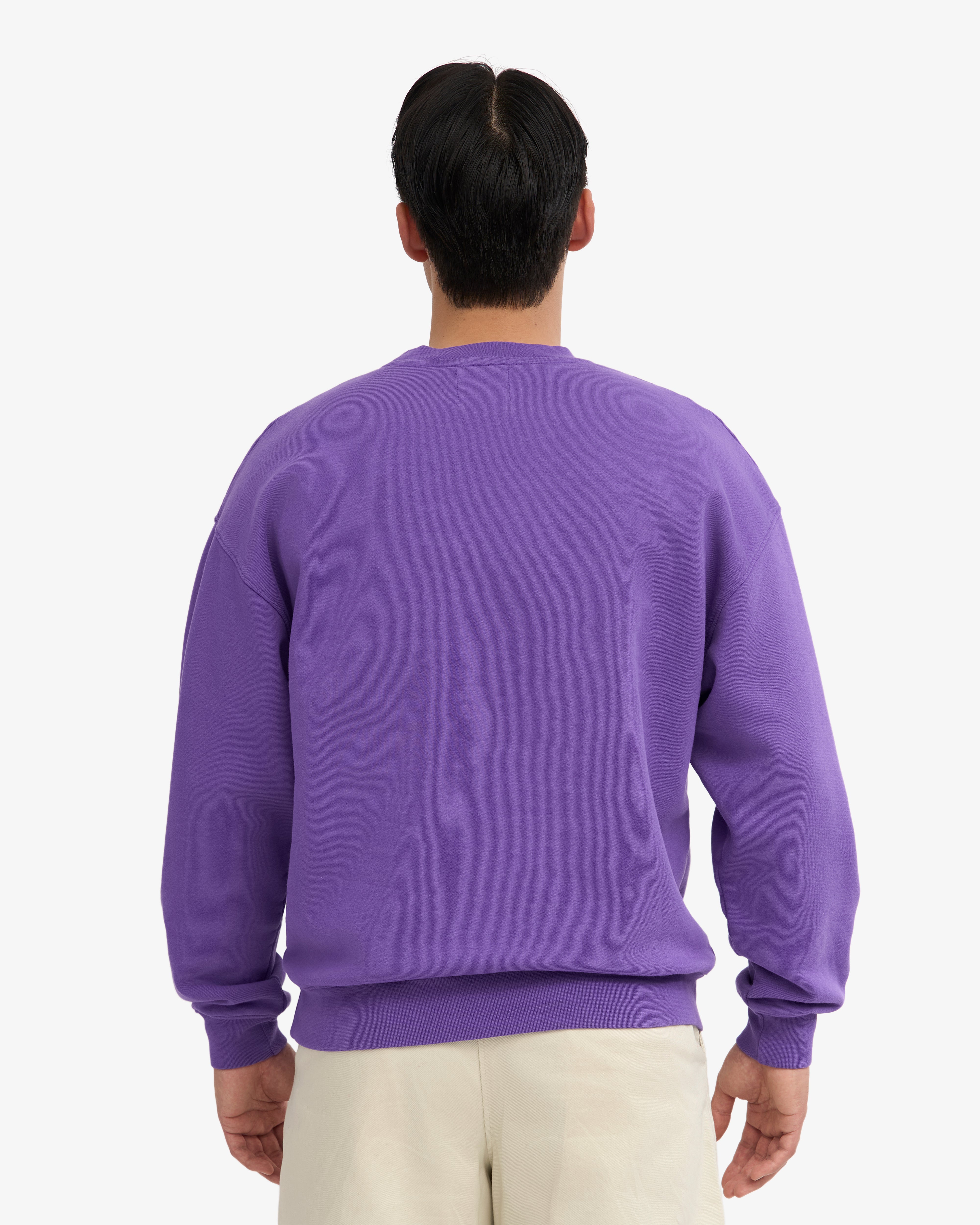 Organic Oversized Crew - Ultra Violet