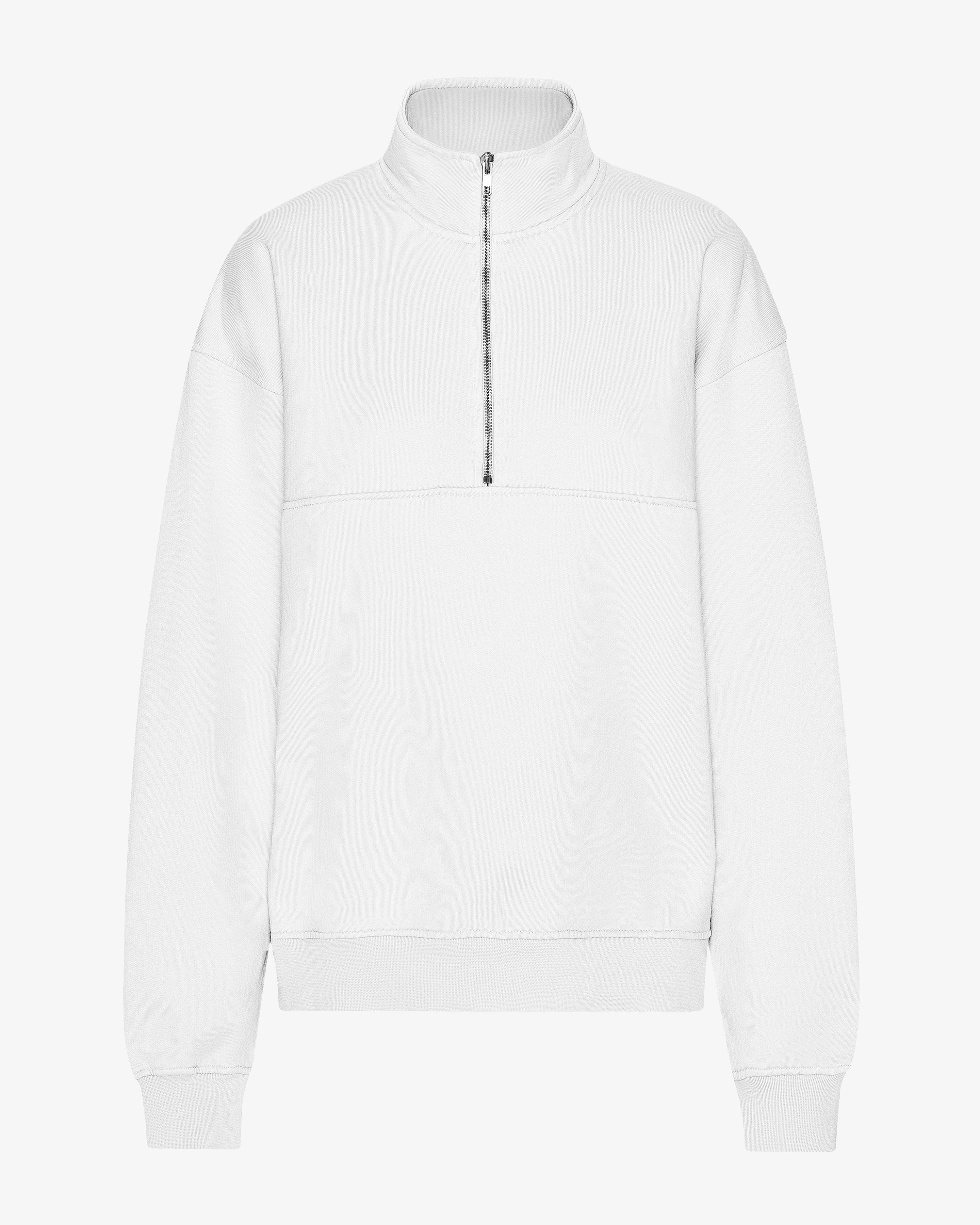 Organic Quarter Zip - Optical White