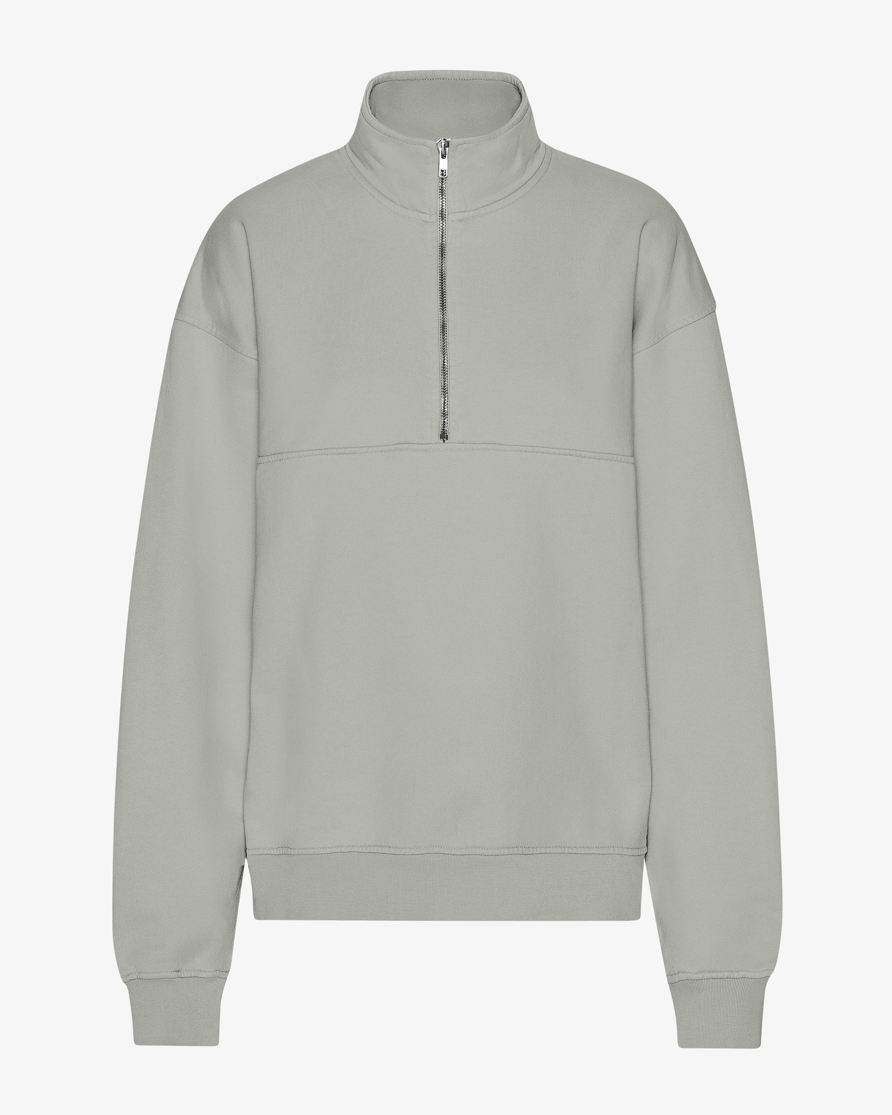 Organic Quarter Zip - Steel Blue