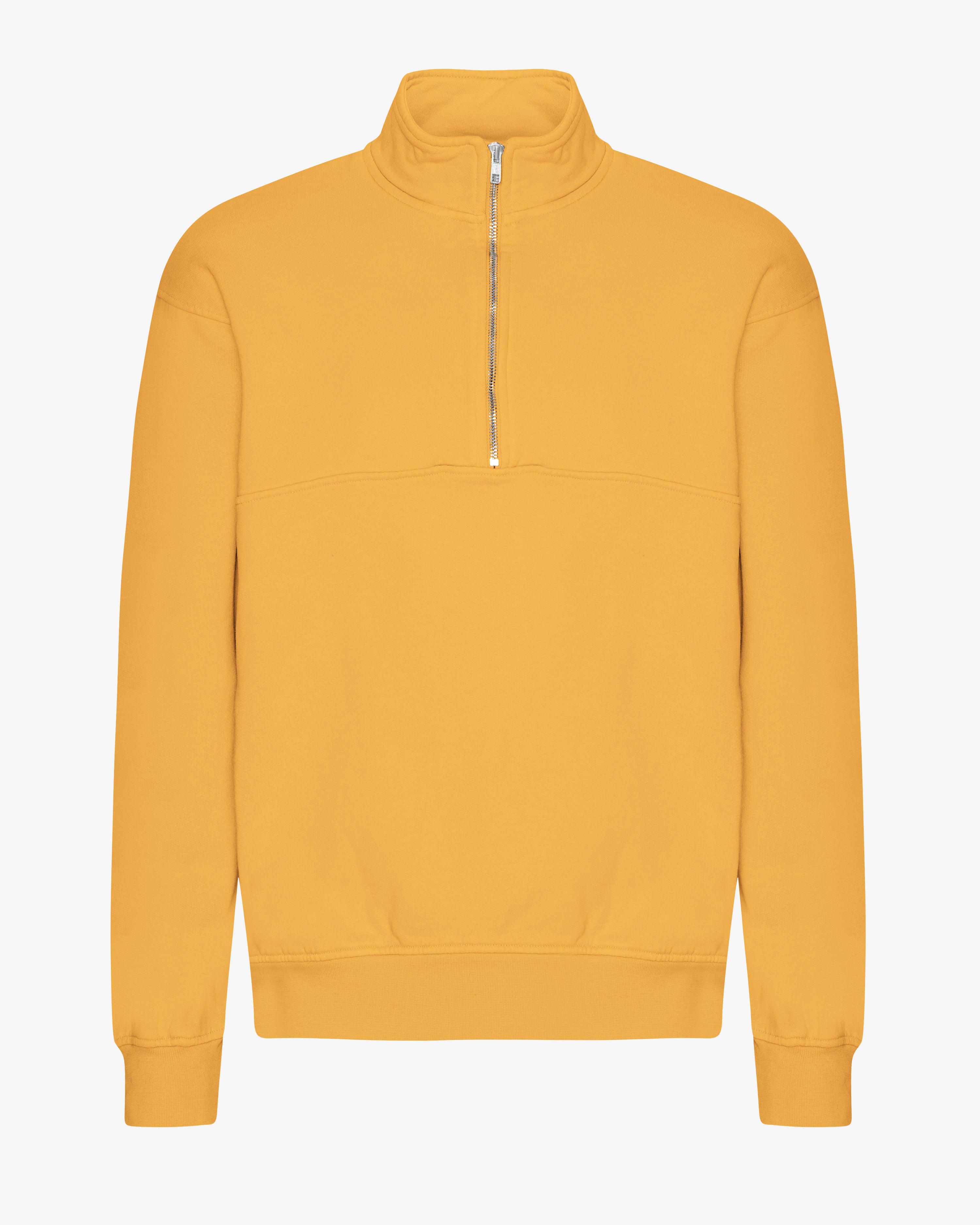 Organic Quarter Zip - Burned Yellow