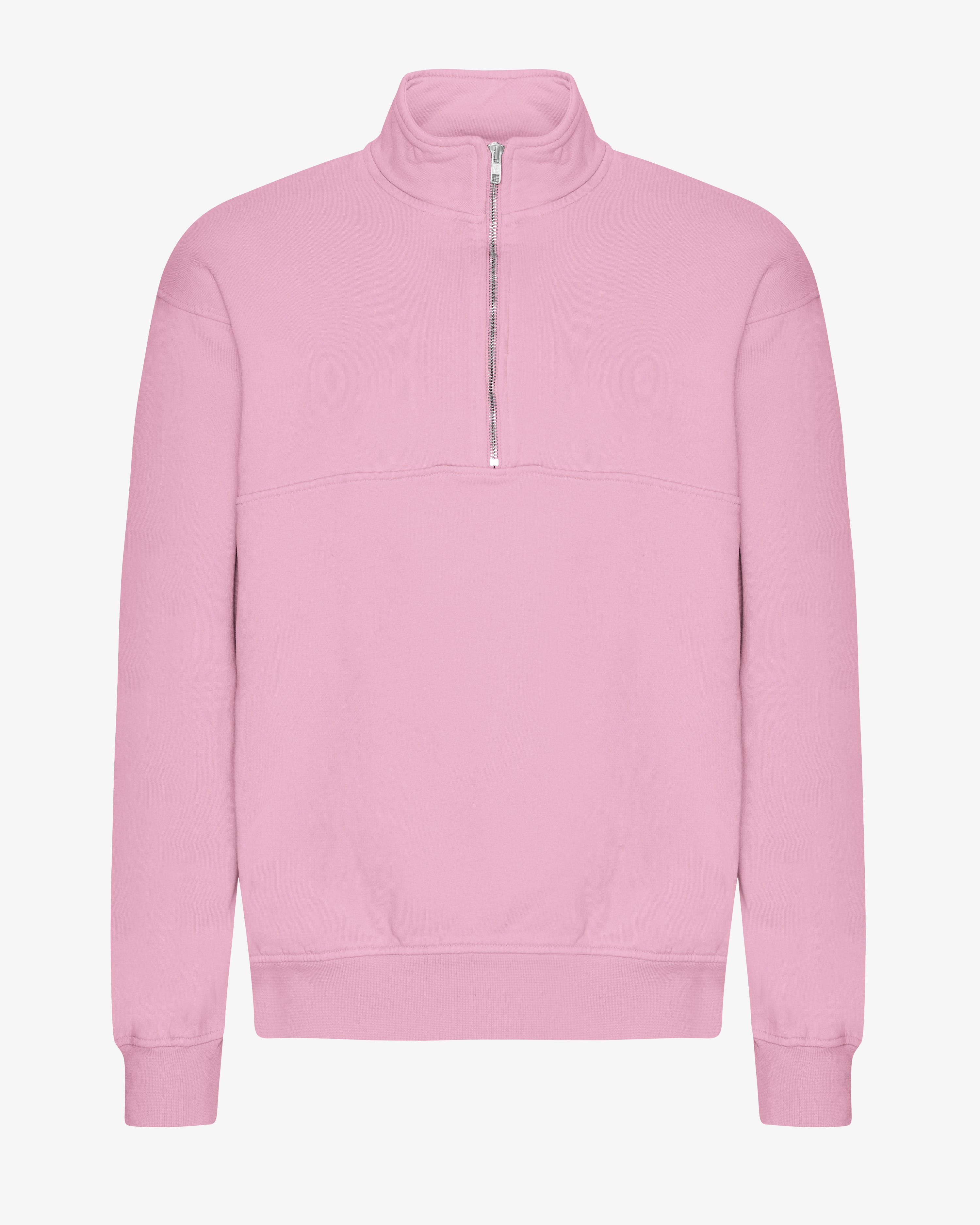 Organic Quarter Zip - Cherry Blossom