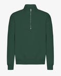Organic Quarter Zip - Emerald Green
