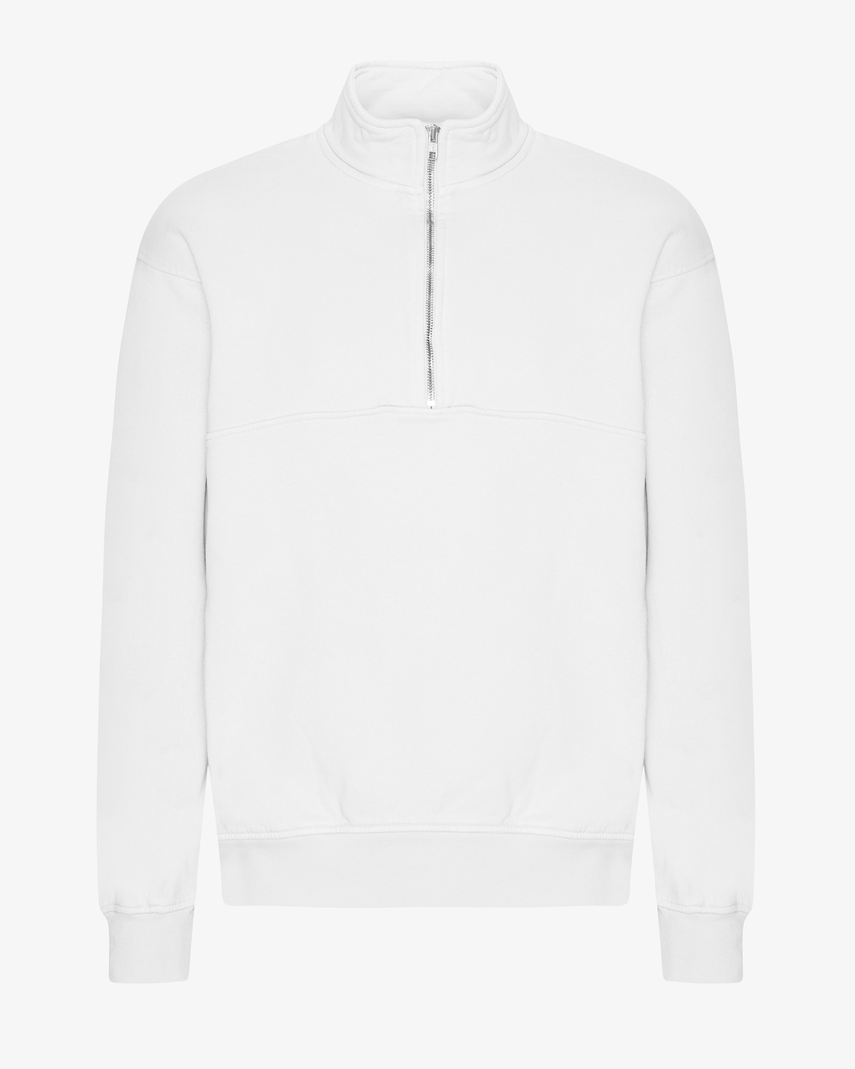 Organic Quarter Zip - Optical White