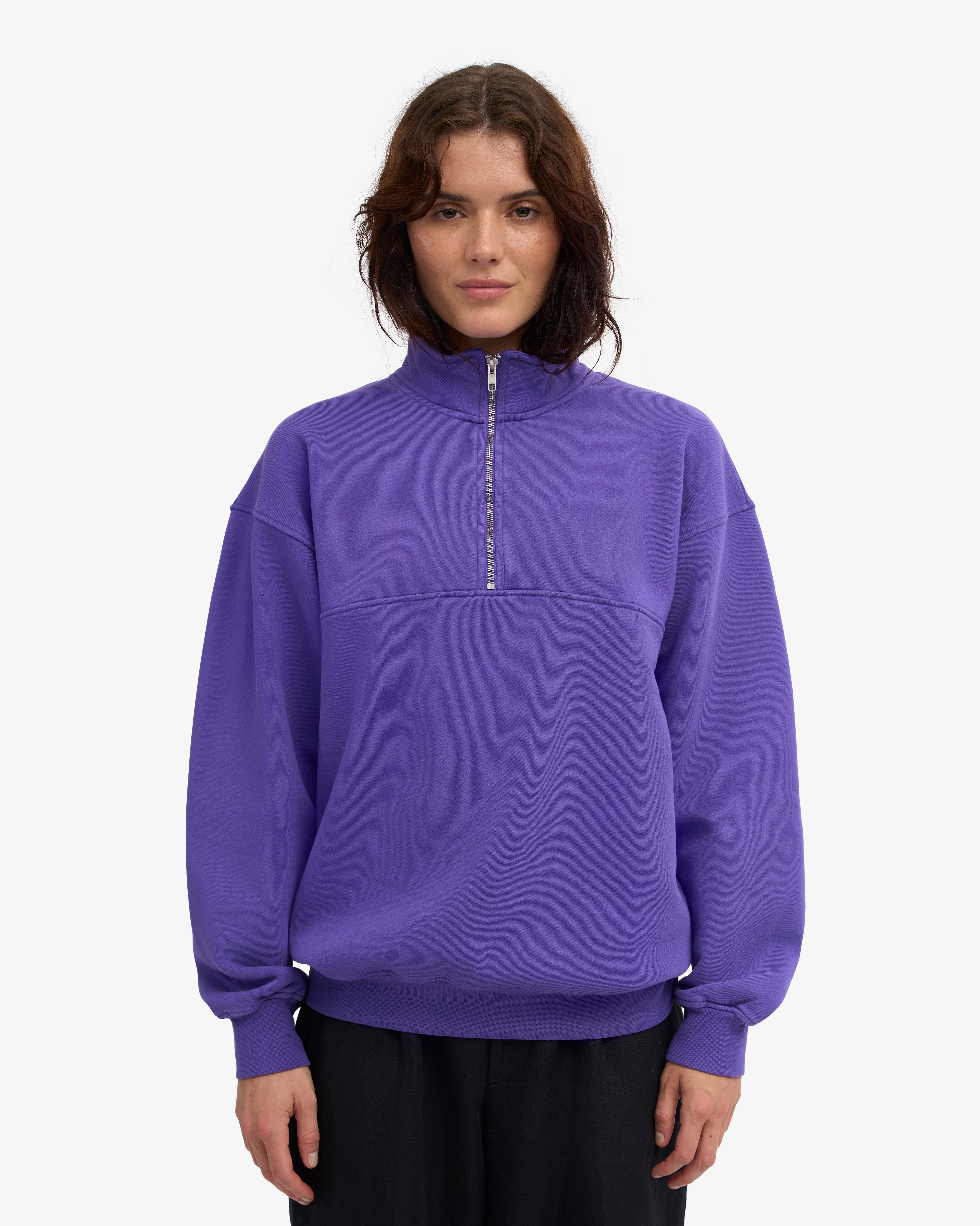 Organic Quarter Zip - Ultra Violet