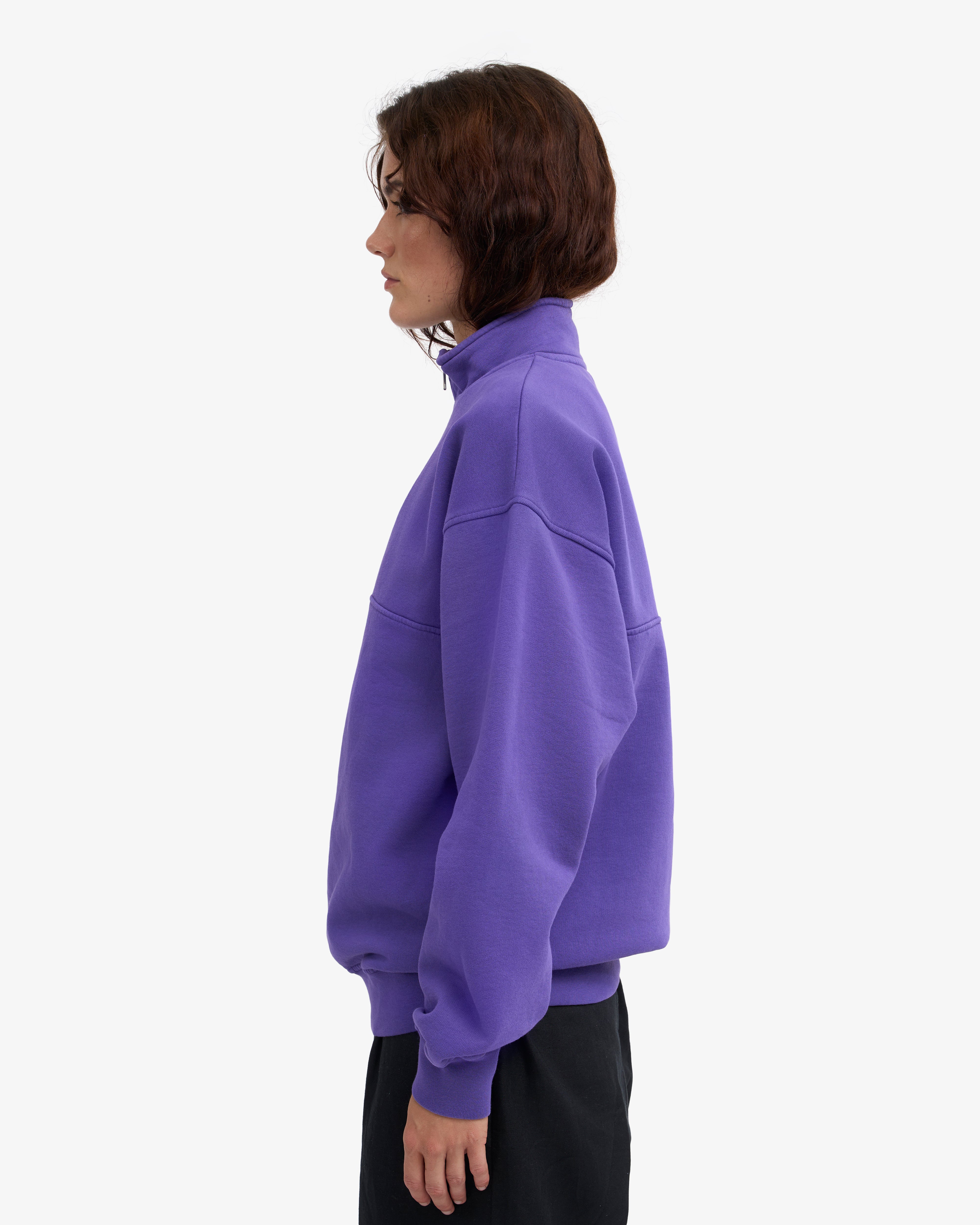 Organic Quarter Zip - Ultra Violet