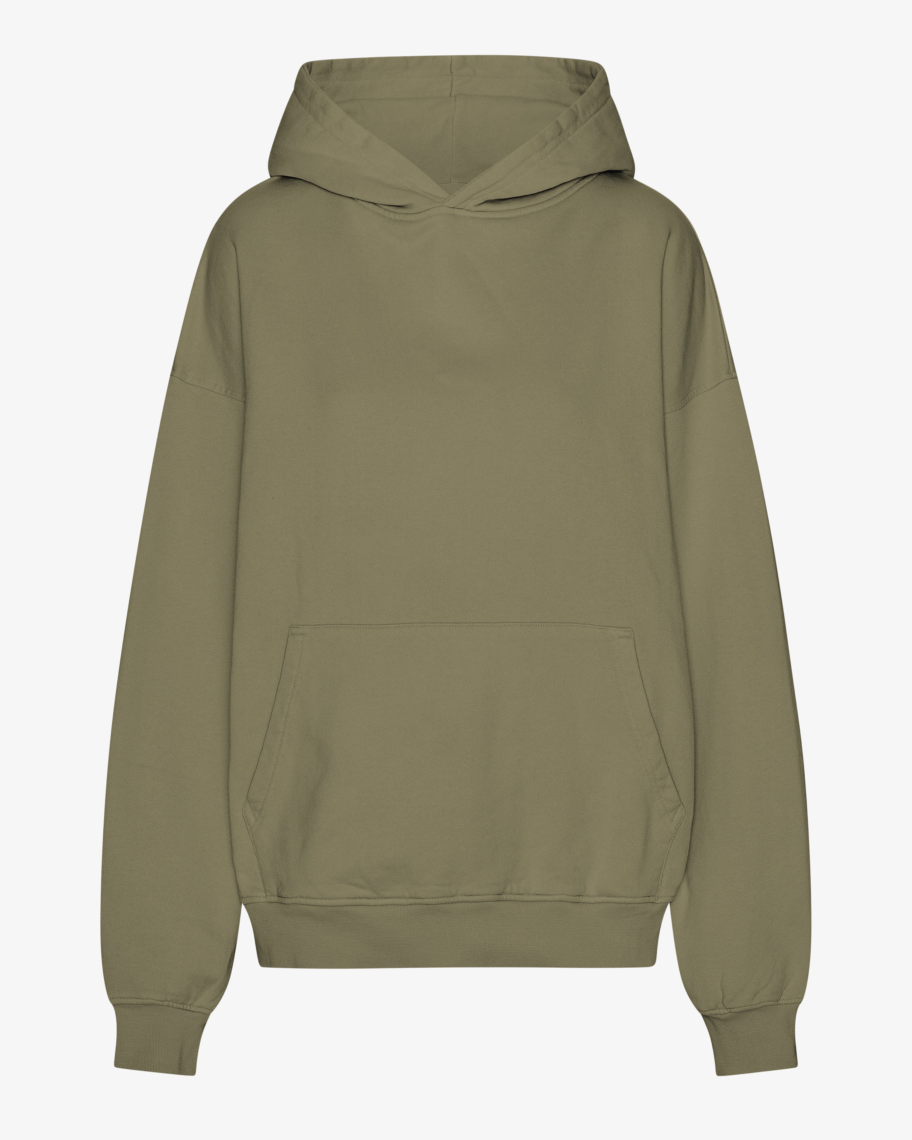 Organic Oversized Hood - Dusty Olive