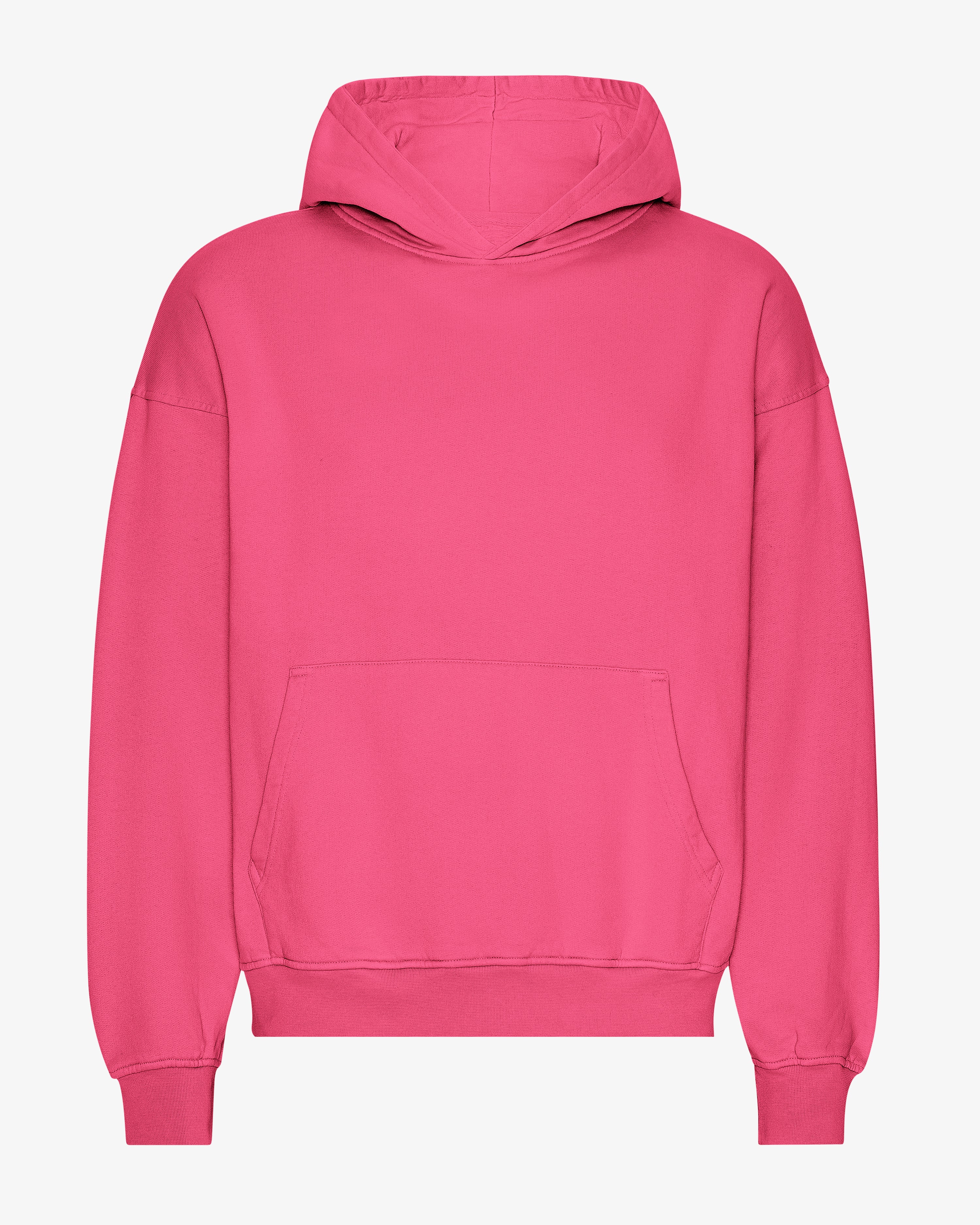 Organic Oversized Hood - Bubblegum Pink