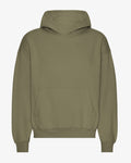 Organic Oversized Hood - Dusty Olive