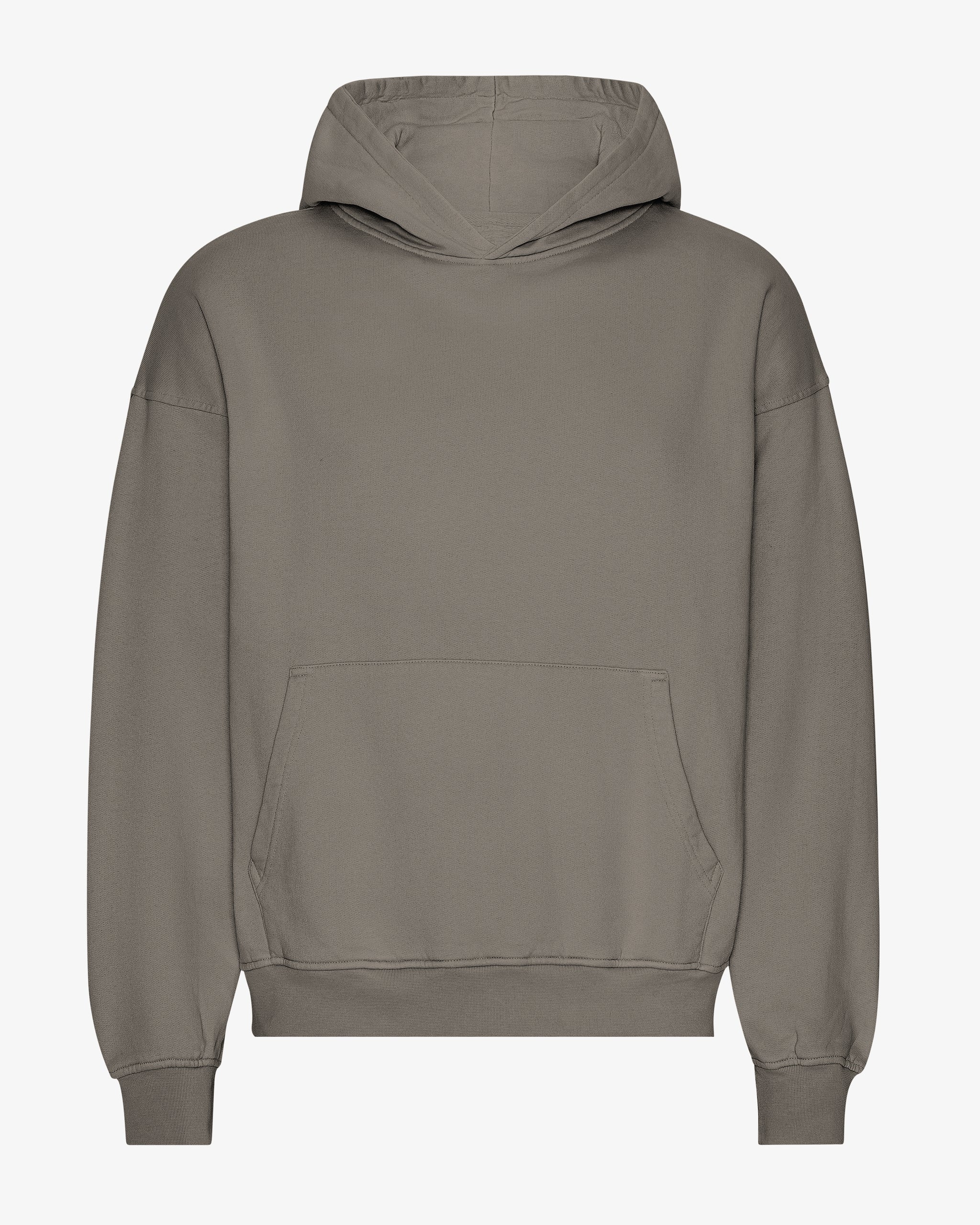 Organic oversized crew misty brown main image 1