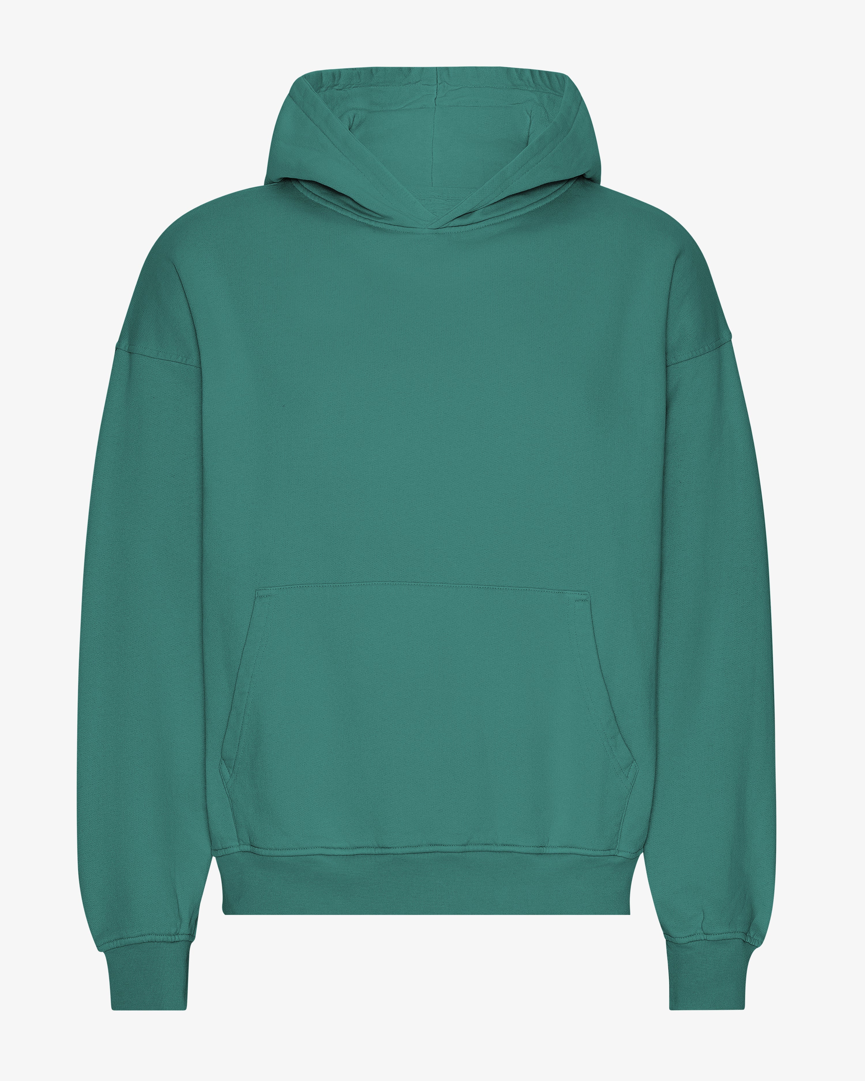 Organic Oversized Hood - Pine Green