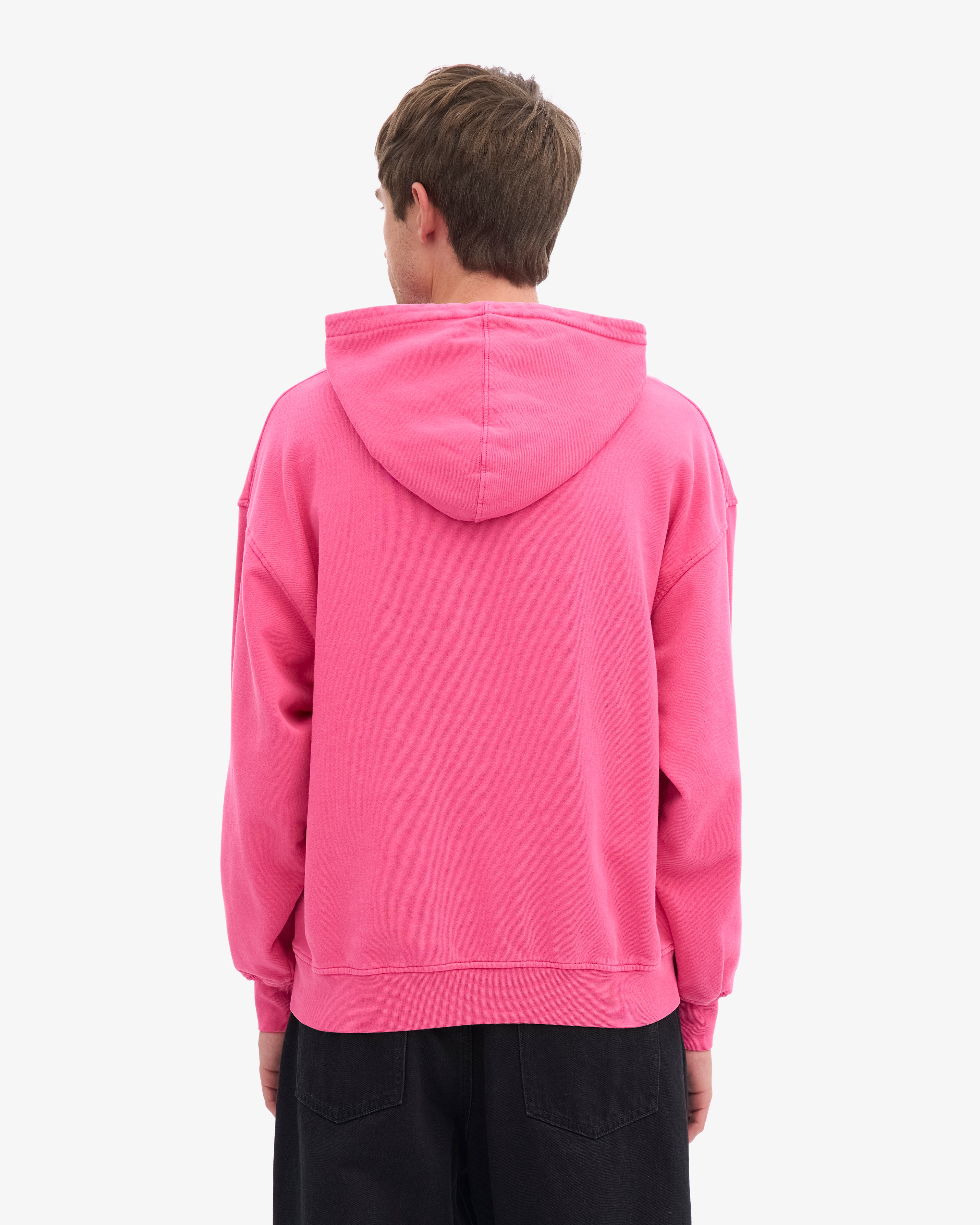 Organic Oversized Hood - Bubblegum Pink